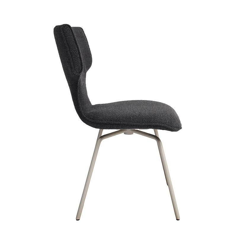 Musterring - 6er Set Stuhl Hannis Stoff Dunkelblau Gestell Metall Terra - 7