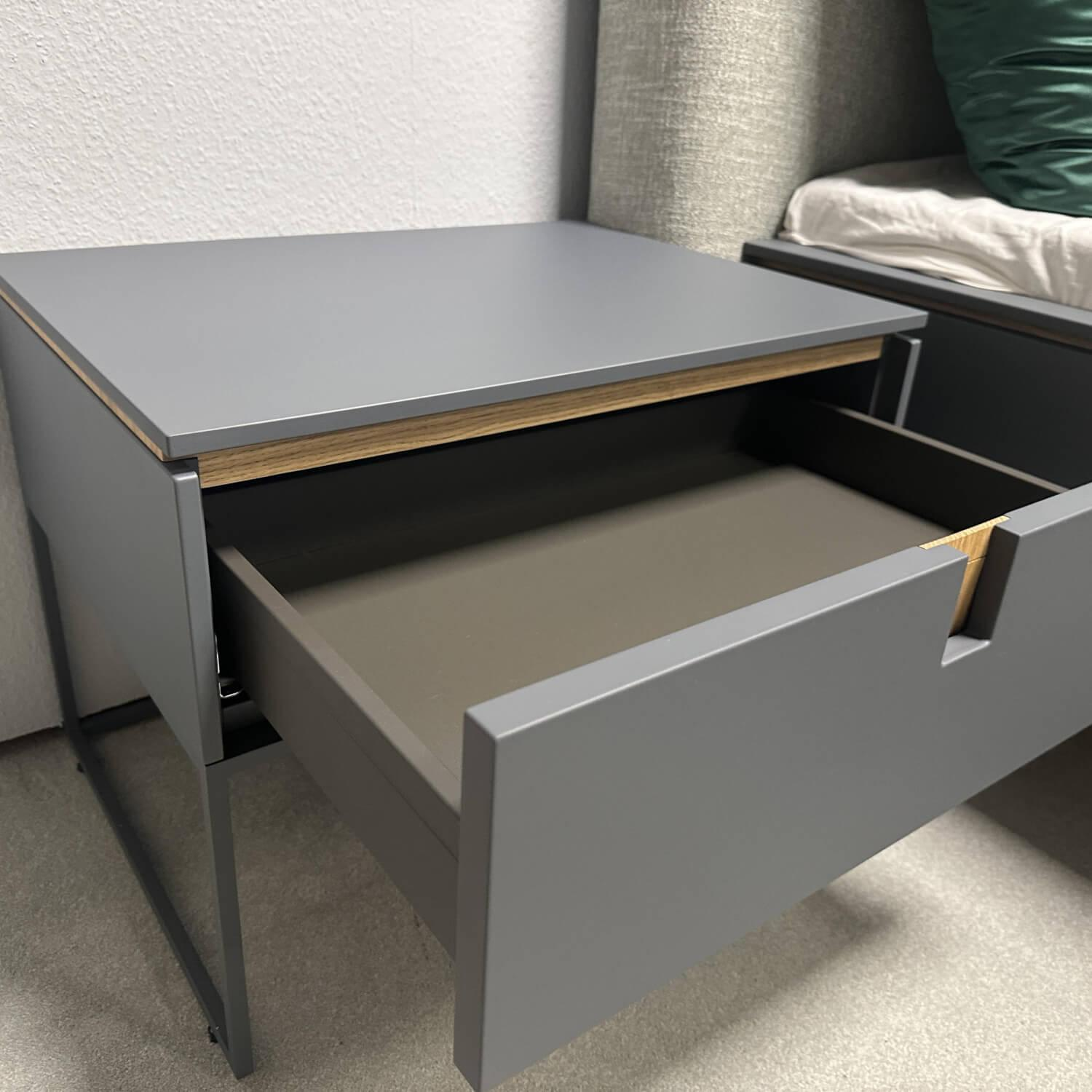 Hülsta - Schlafzimmer Amana Stupermatt Salbeigrün Grün Grau Akzent Und Kufe Eiche Natura - 8