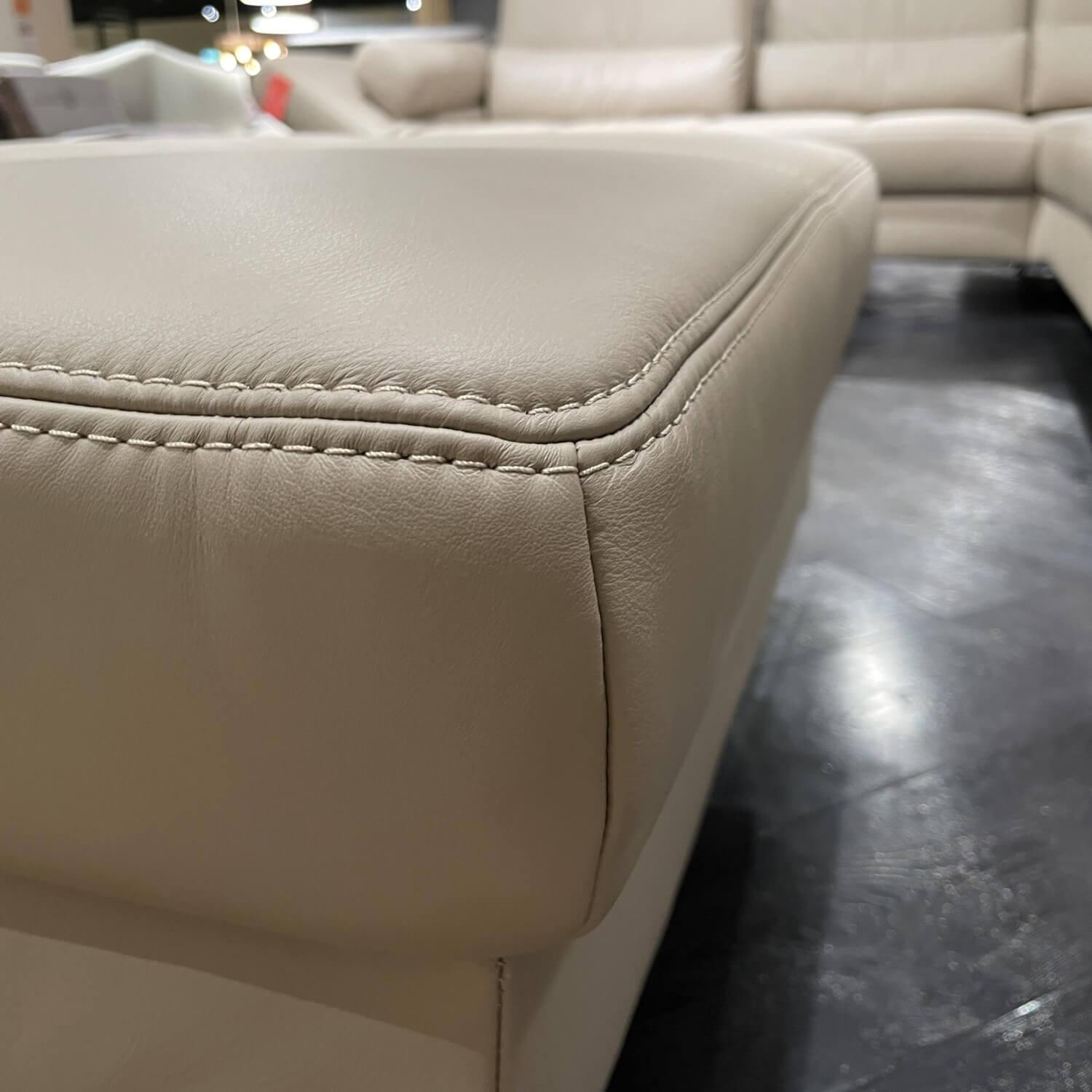 JOOP! - Eckgarnitur Living Loft 8108 Leder 24 Longlife Quarz Kufe Hochglanz Poliert - 4