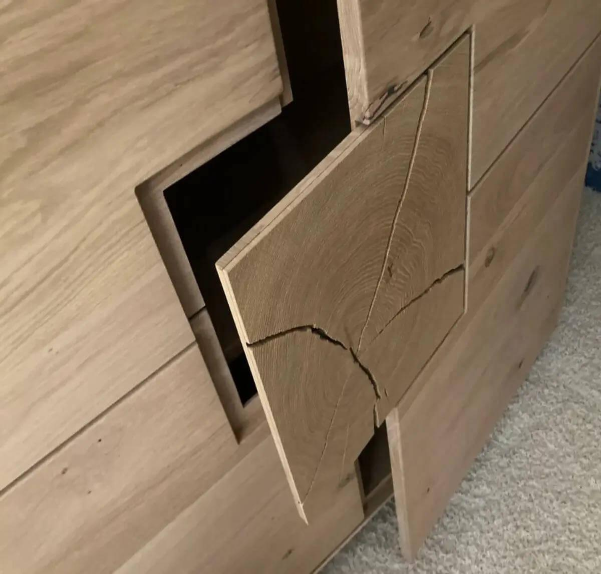 Thielemeyer - Schlafzimmer Mira Wildeiche Massiv Absetzung Glas Grau - 9