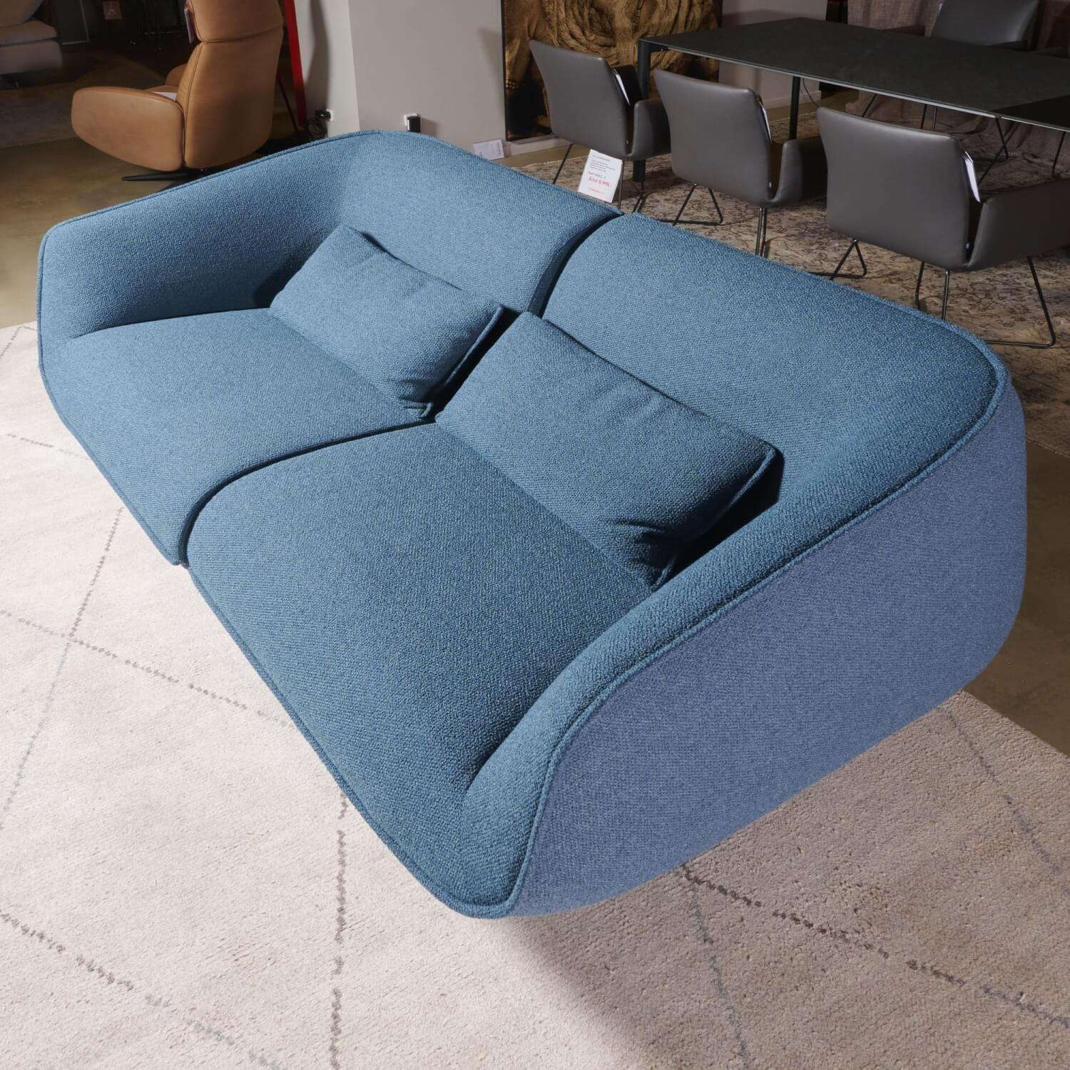 COR - Sofa Nook Innen Stoff 8214 Blau Petrol Außen Stoff 8206 Nordic Blau - 3