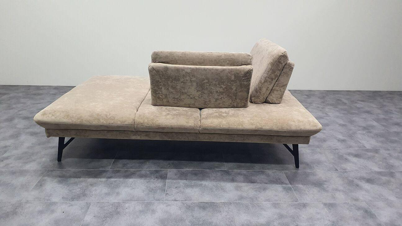 himolla - Sofa 1928 Stoff Nuvano Fels Beige Füße Metall Anthrazit Inkl. Sitzenverstellung - 3