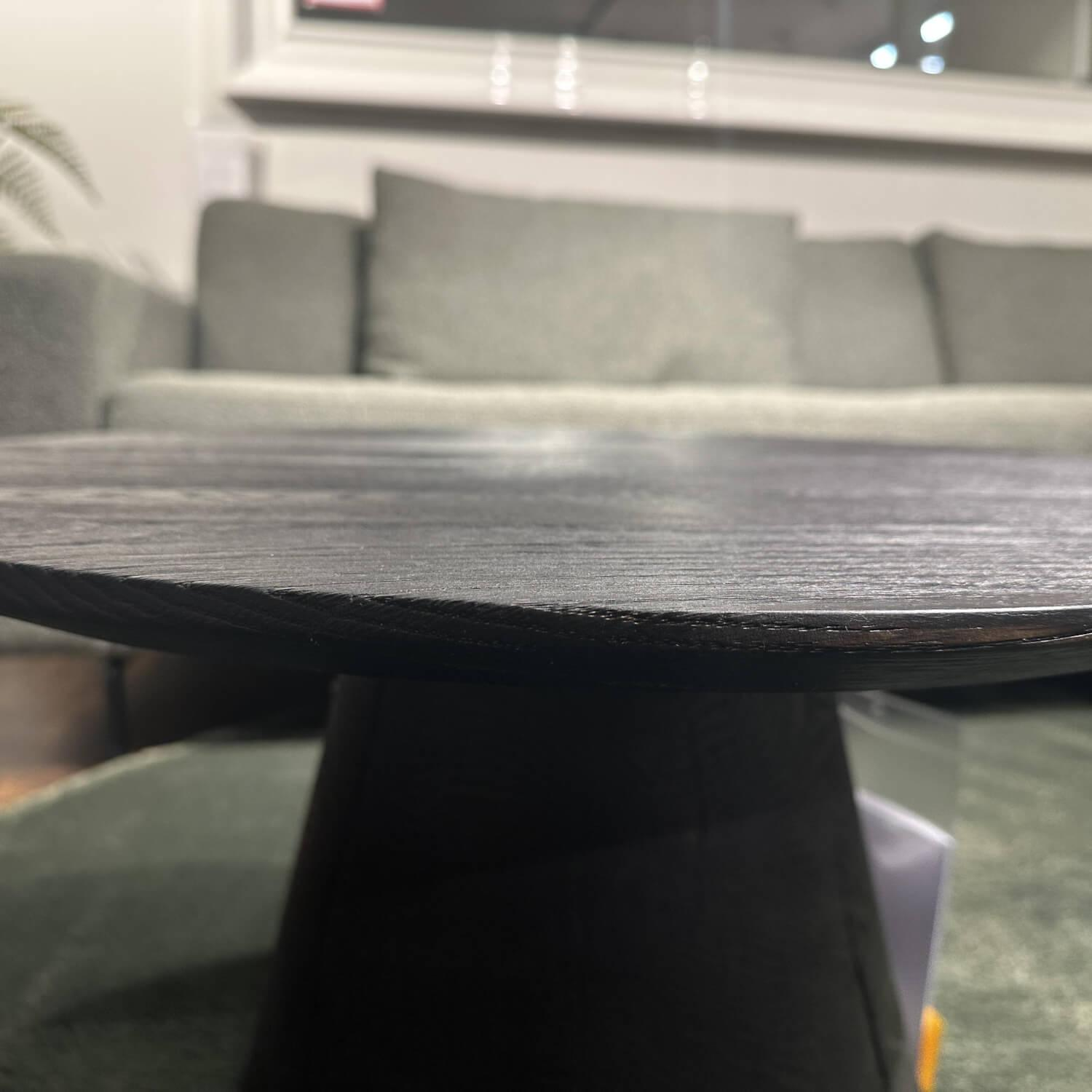 ASCO - Beistelltisch Ivy Brandeiche Natur Strukturiert Gebürstet Geölt Naturstein - 5