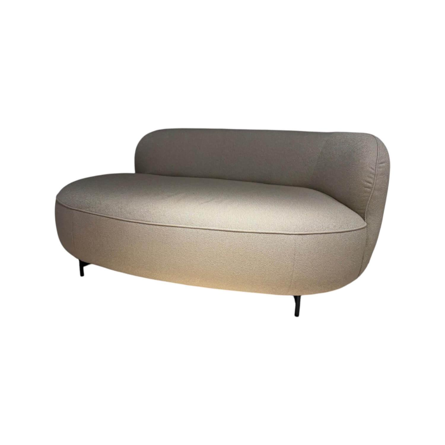 himolla - Recamiere 7596 40K Rechts Stoff 20Q2 Loop Erg Beige Gestell Metall Anthrazit - 1