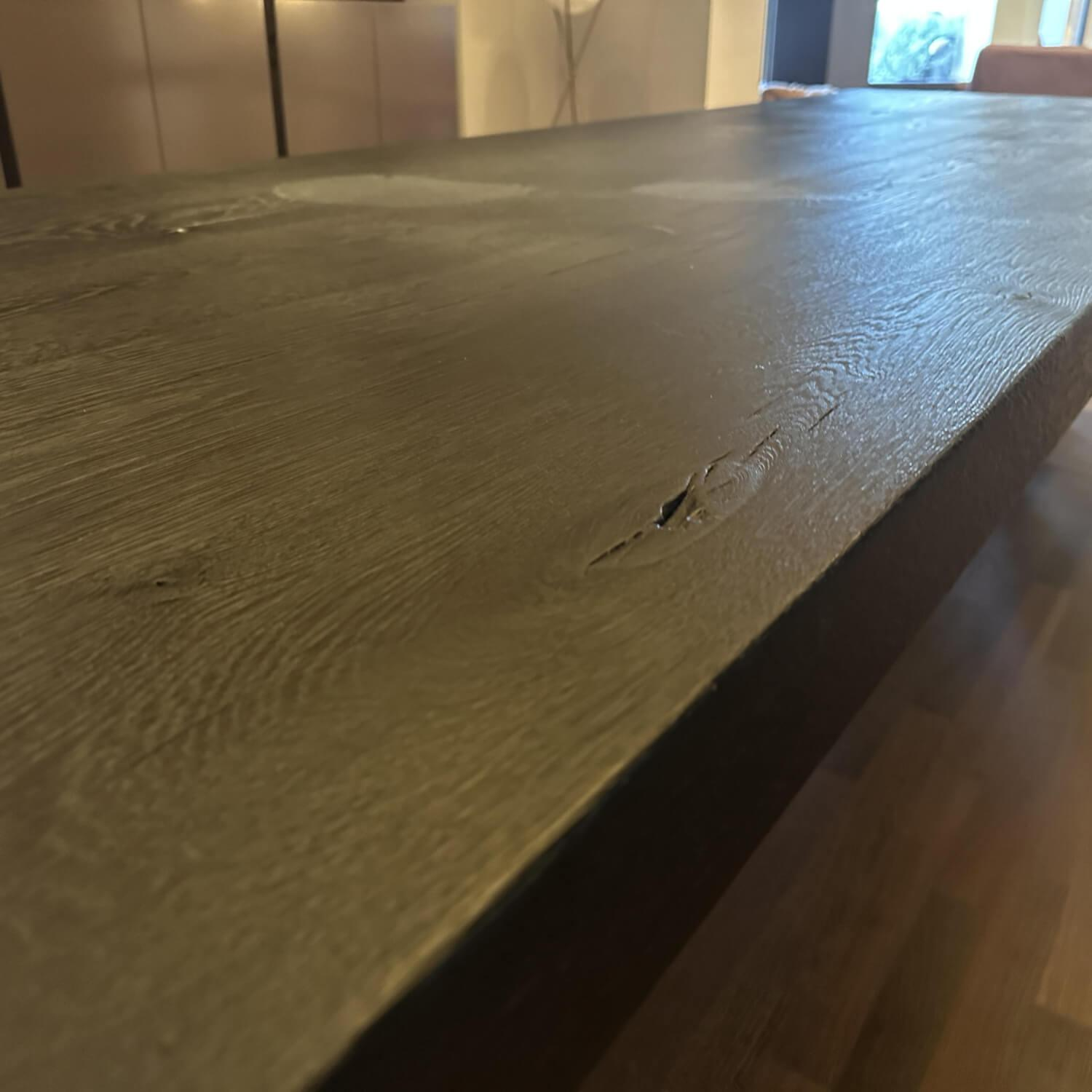 Knopp - Esstisch BG Edition Eiche Dunkel Schwarz Geölt - 4