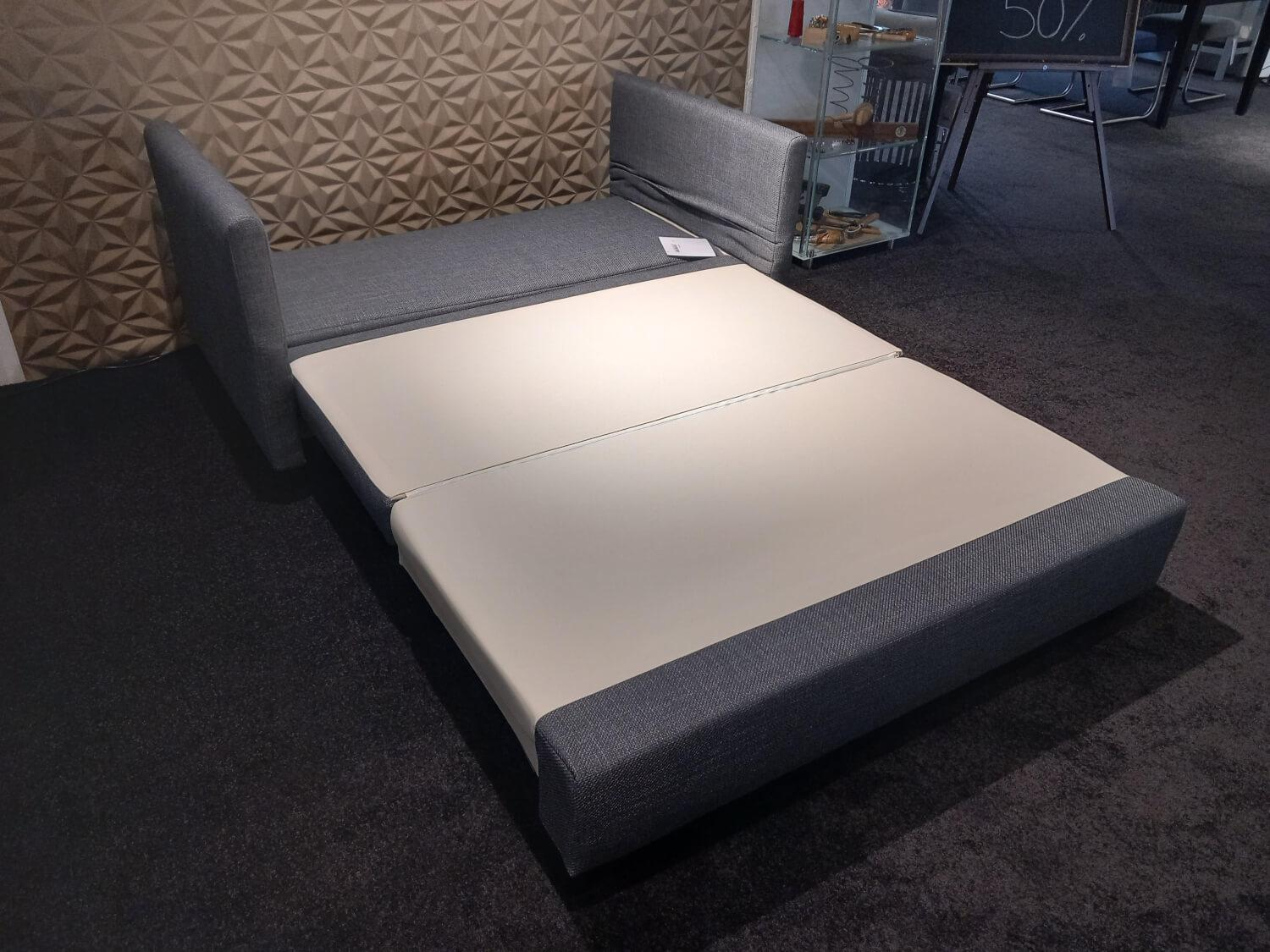 Signet - Schlafsofa Paula Stoff Imola Stahl Grau Mit Auszugsfunktion - 3