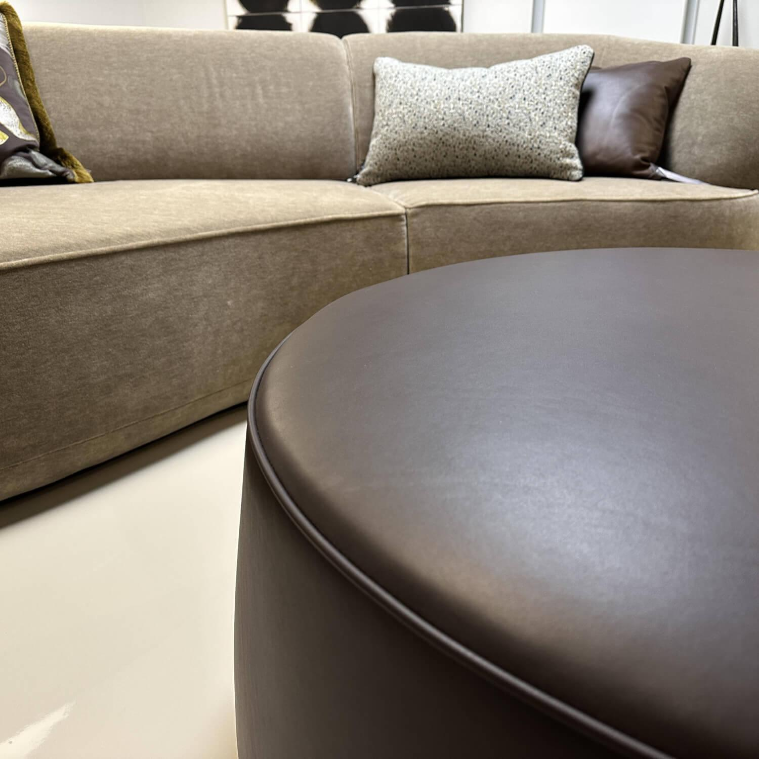 Bielefelder Werkstätten - Hocker Nimbo BW-186-2000 Leder Provence Negro Schwarz - 2