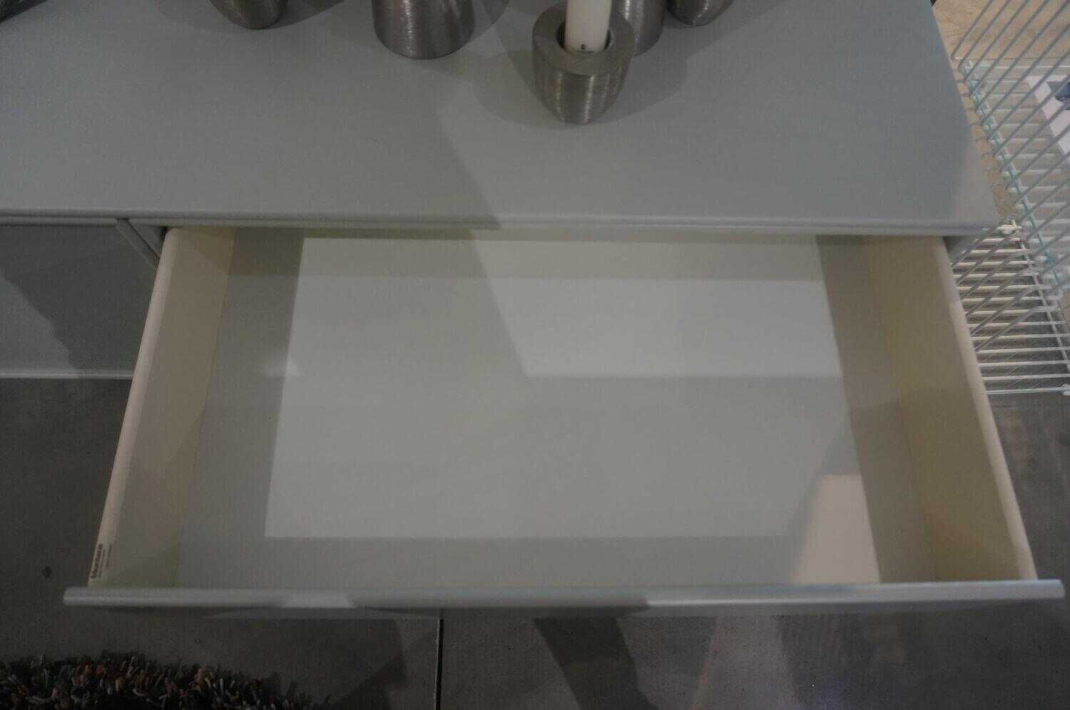 Montana - Wohnwand System MDF Grau 4-teilig - 9