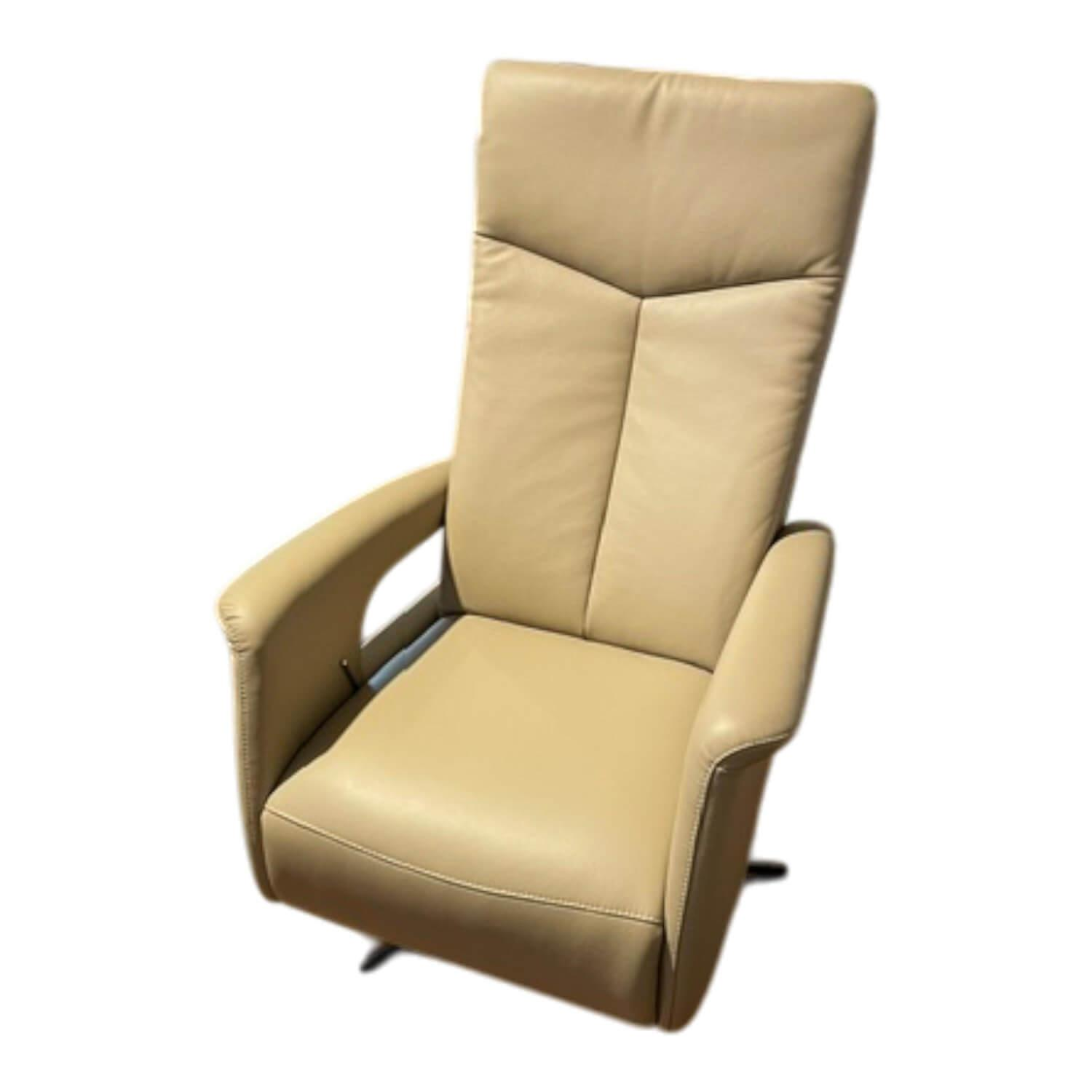 Activineo - Relaxsessel Baccara L30 WM Safari Beige Creme Gestell Metall Grau mit Verstellung - 1