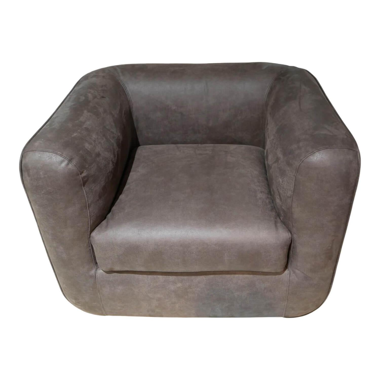 Natura - Sessel Stormy Stoff Bull Braun Drehbar - 1