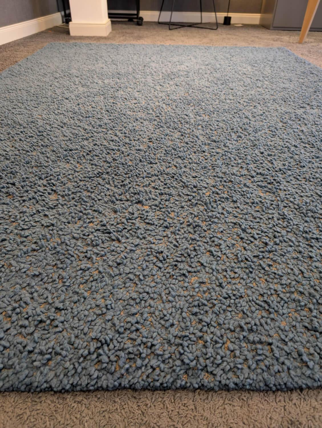 Jab Anstoetz - Teppich 240x170 Lana Mix Blau Beige - 5