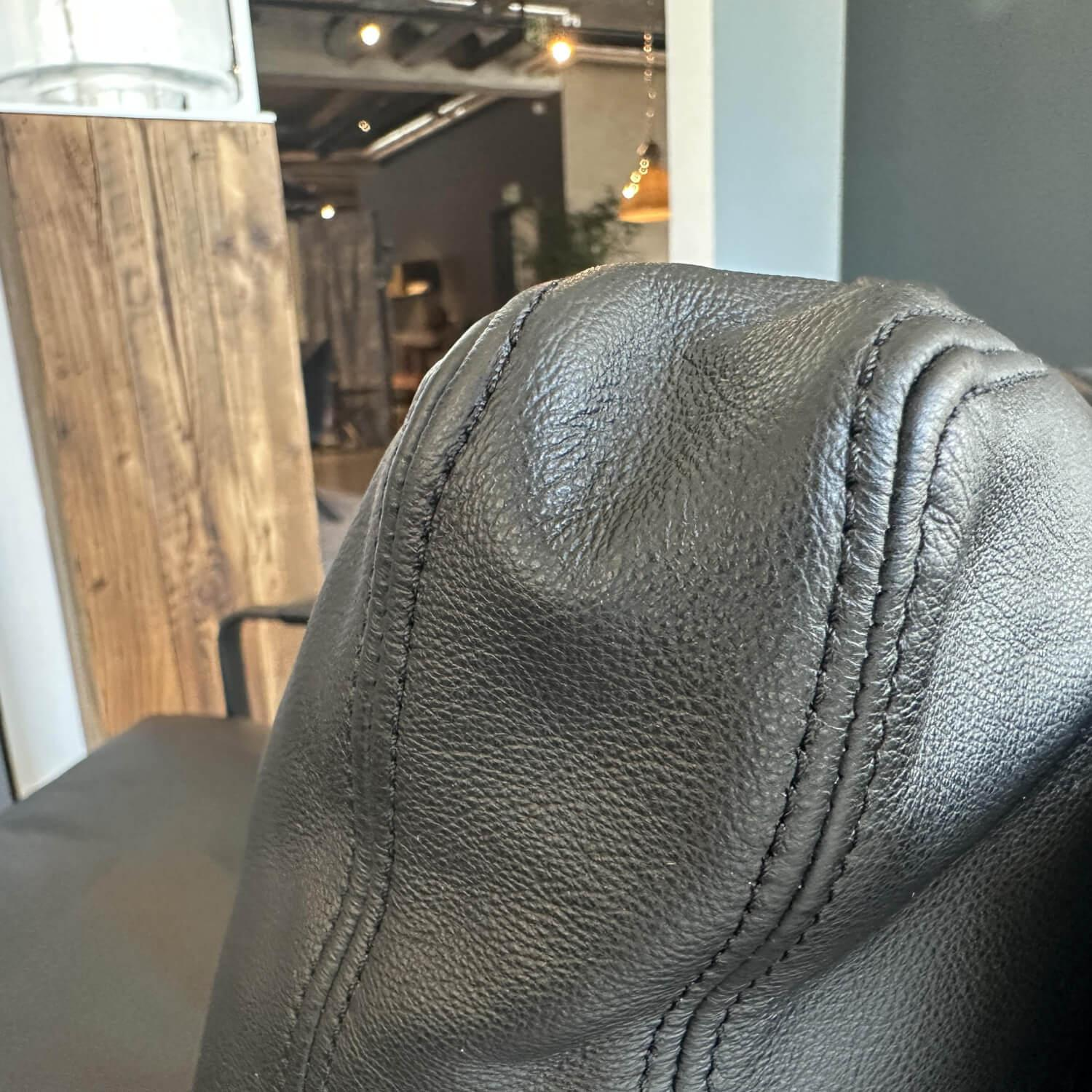 Walter Knoll - Sessel Fabricius Black Edition Leder Classic Black Schwarz Gestell Matt Schwarz - 5