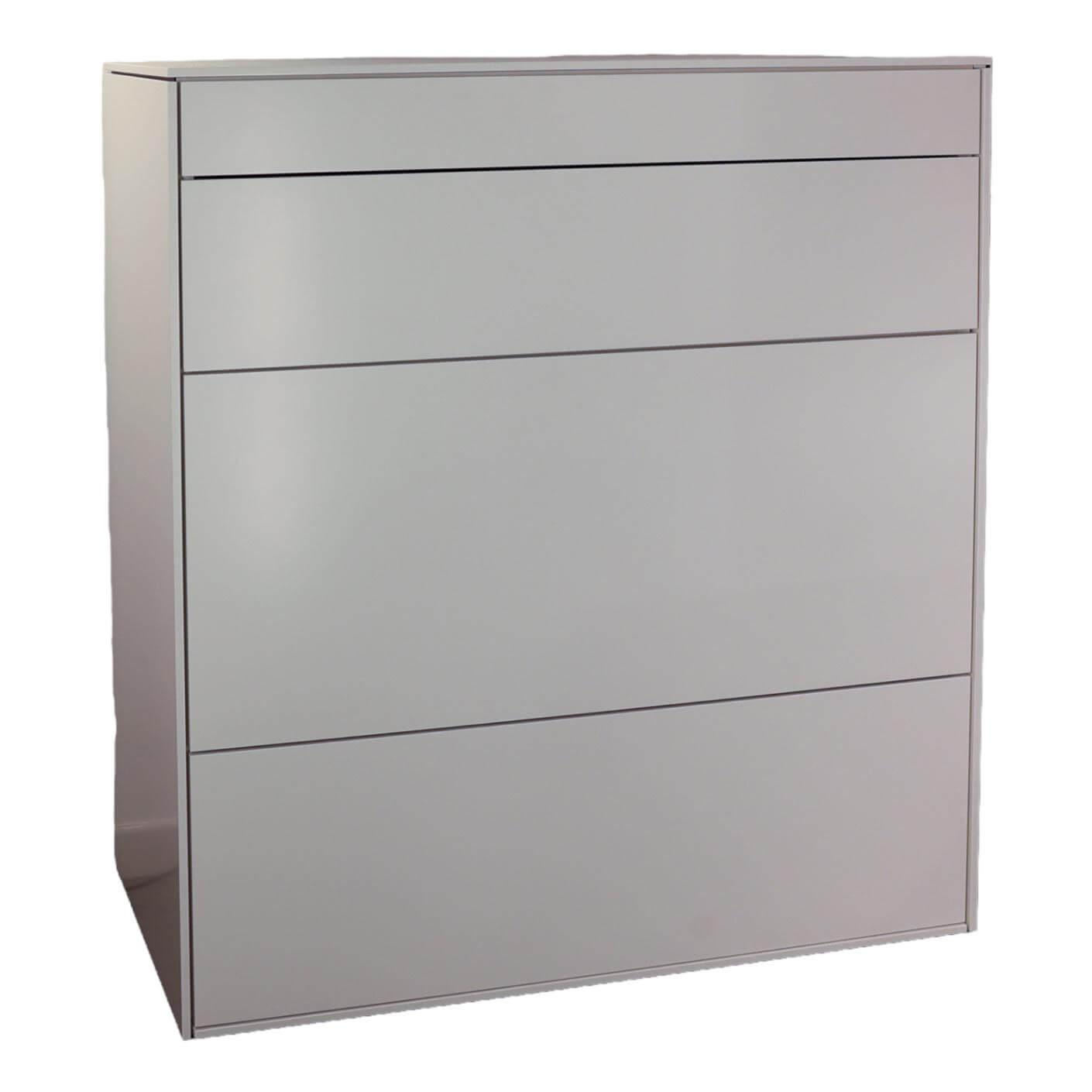 Interlübke - Sideboard Cube Fine Lack Matt Schneeweiß M03 Stehend Auf Füßen - 1