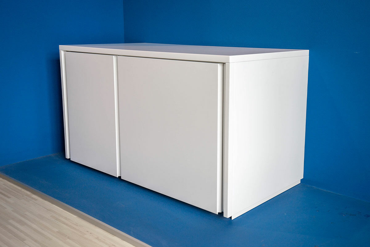 Schönbuch - Bank Stripes MDF Lackiert Schneeweiß - 5