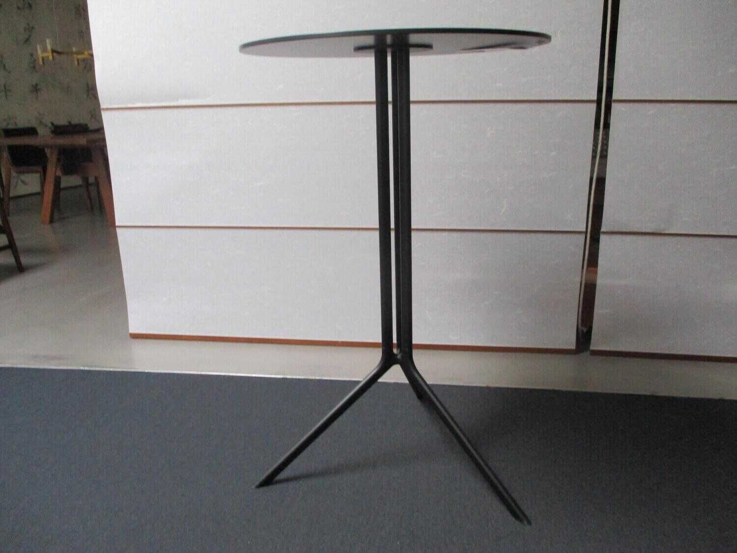 Kristalia - Stehtisch Poule Laminat Schwarz Aluminium Schwarz - 4