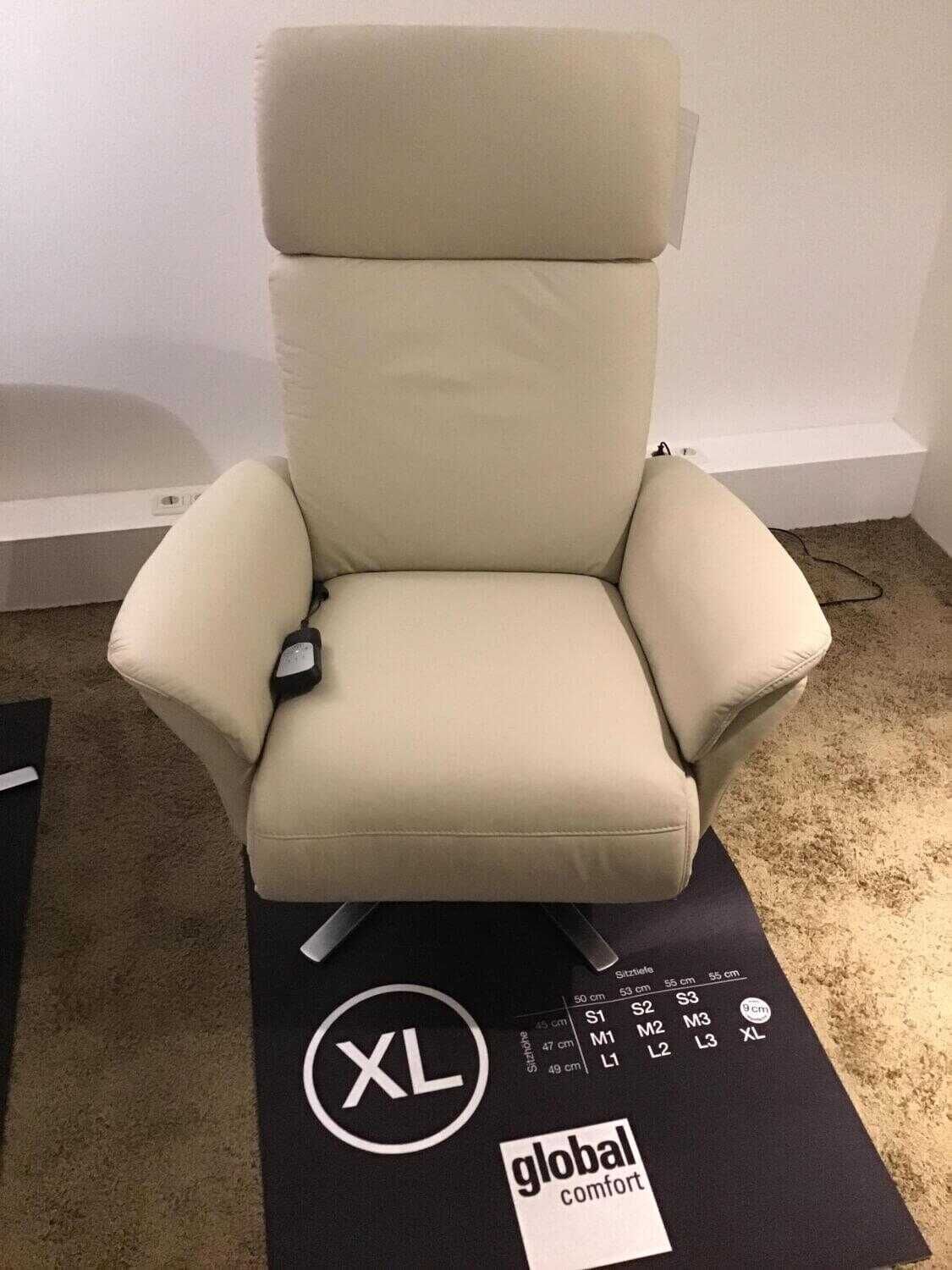 Sessel sitz.konzept 2.0 XL Leder Beige