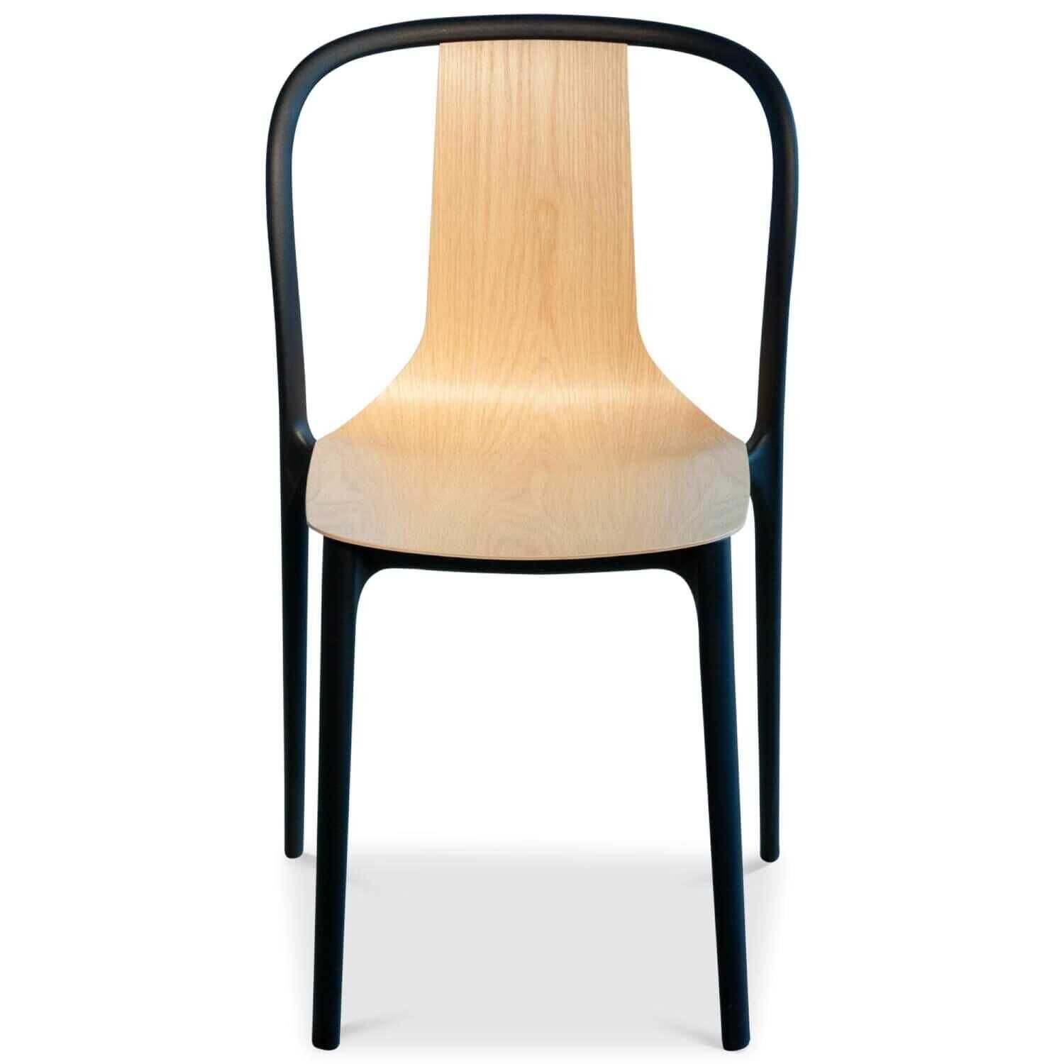 Vitra - Stuhl Belville Chair Holz Buche Schwarz - 1