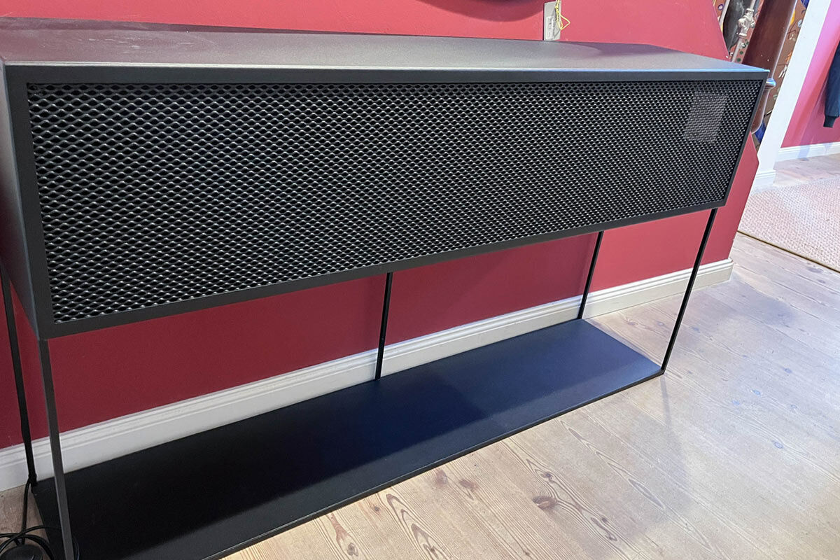 Zeus - Sideboard Tristano Stahl Kupferschwarz Sandeffekt Epoxylackiert - 2