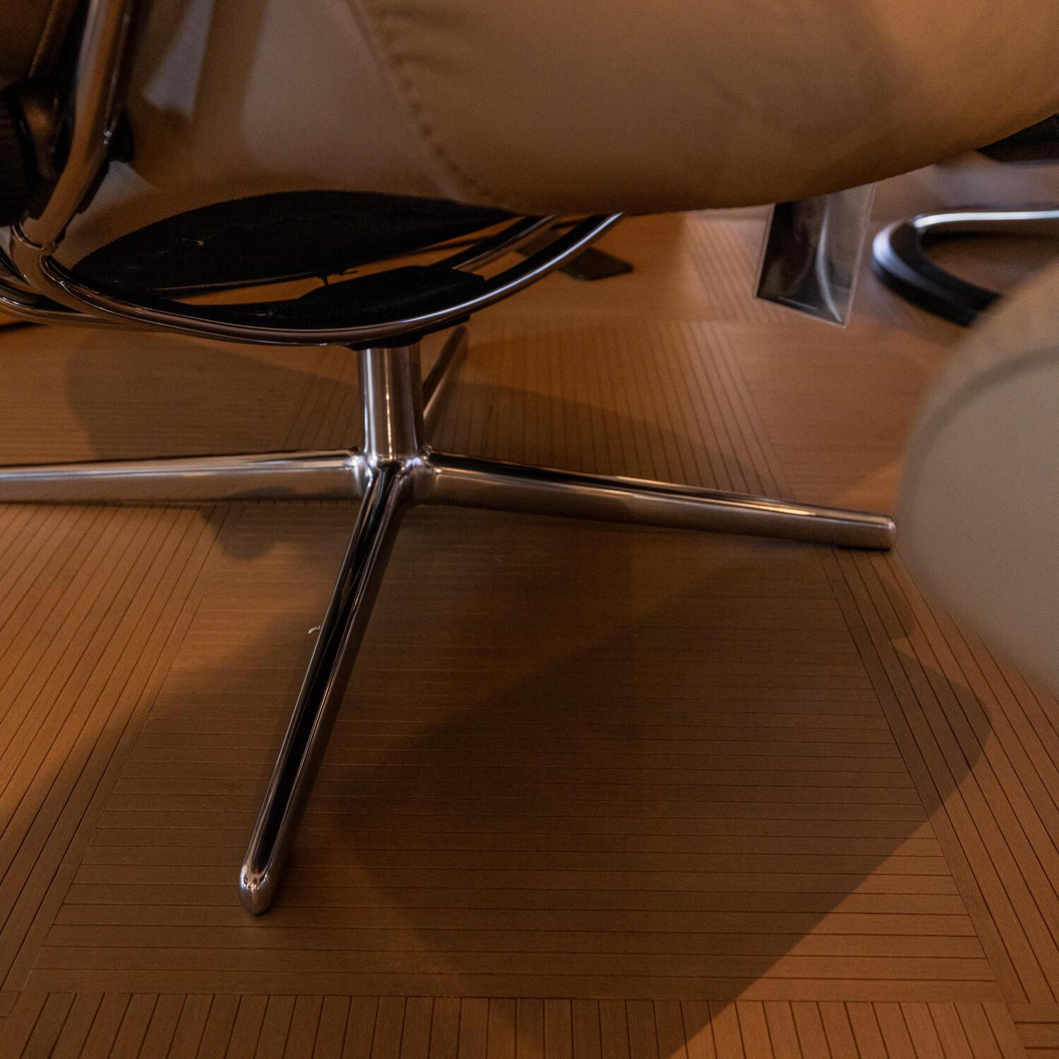 Stressless - Sessel Berlin M Bezug Leder Paloma 45 Mushroom Beige Gestell Cross AH Aluminium 40 - 7
