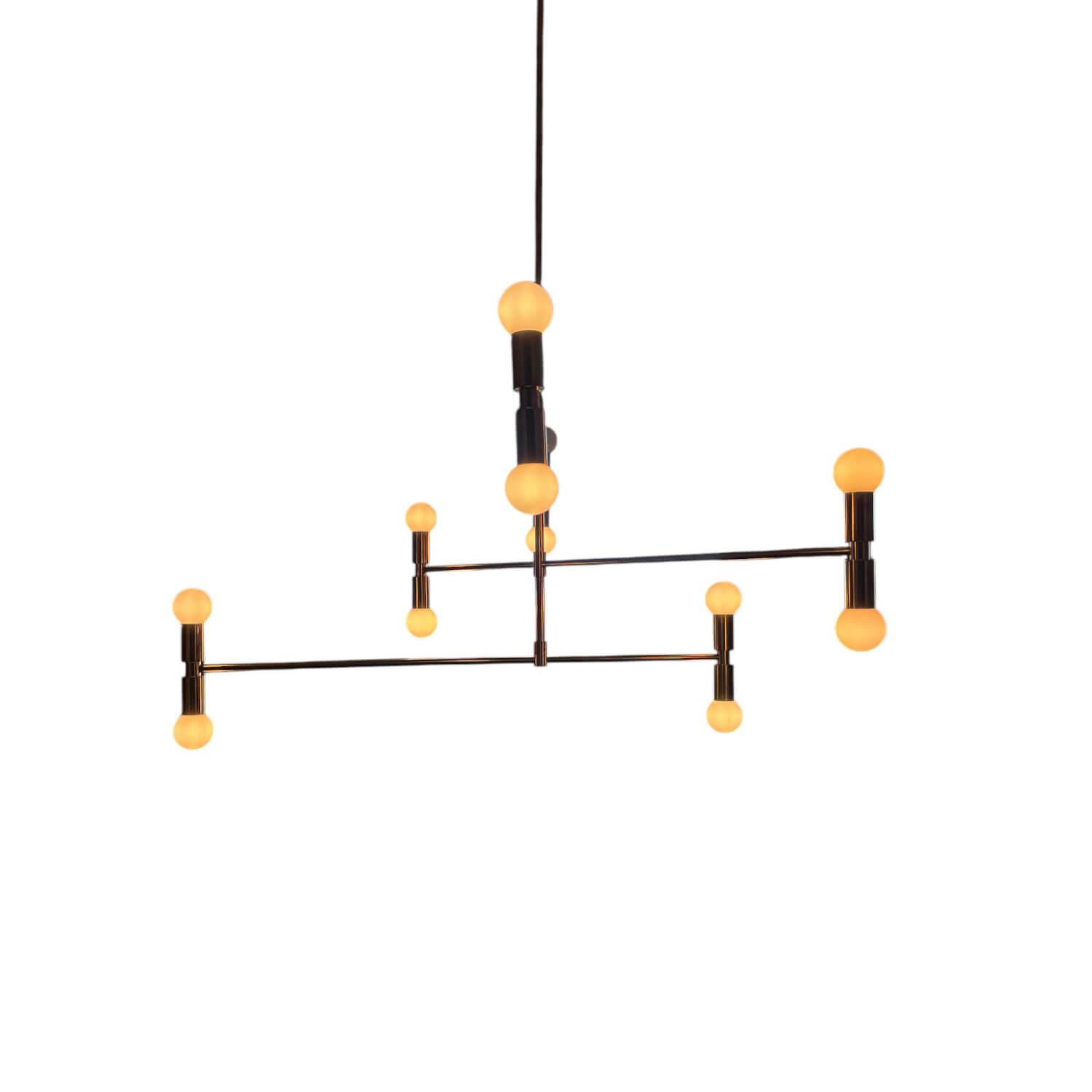 Lambert & Fils - Hängeleuchte Dot Atomium Brass Messing Gold Und Weiß - 1