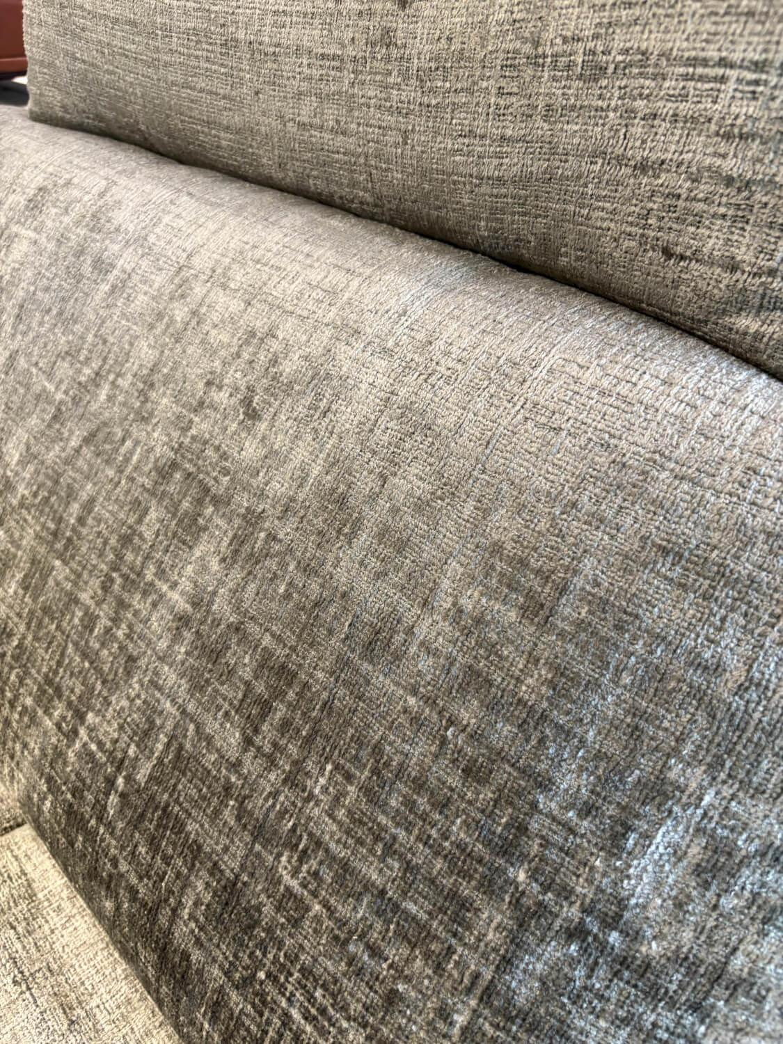 WK Wohnen - Ecksofa 640 Cubico Stoff JAB 23032 22031 Grau Grün Füße Metall Schwarz Mit Verstellung - 4