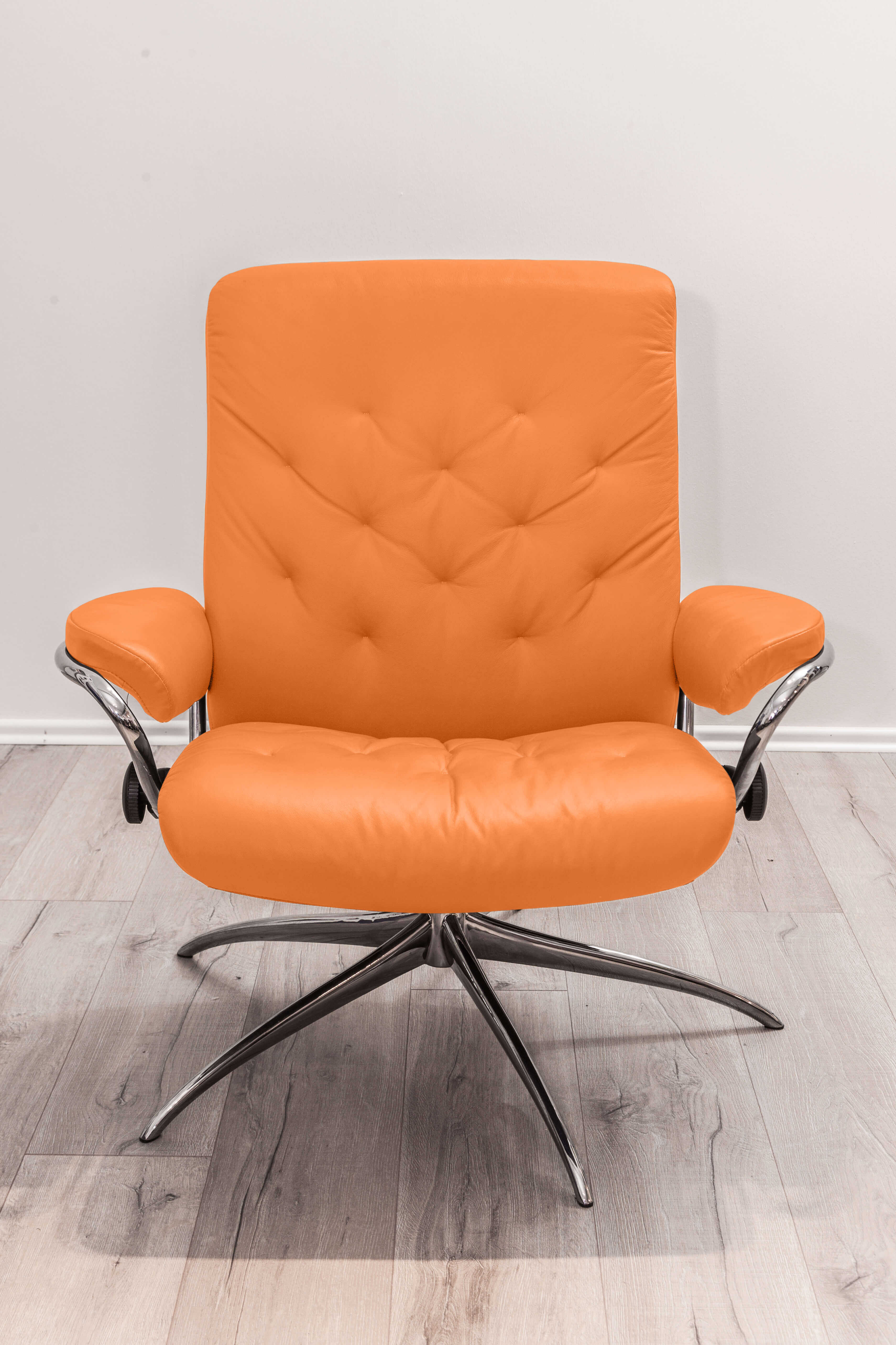 _MG_9251 Stressless - Sessel Metro Leder Paloma Orange Star Base Low Back - 2