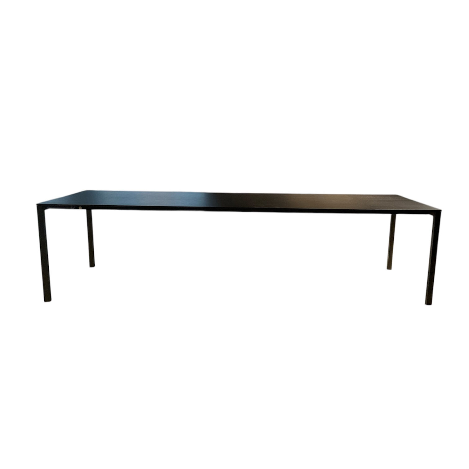 Cassina - Ausziehtisch Naan 195 B1 Platte MDF Eiche Schwarz Gebeizt Gestell Aluminium Furniert Eiche Schwarz Gebeizt - 3