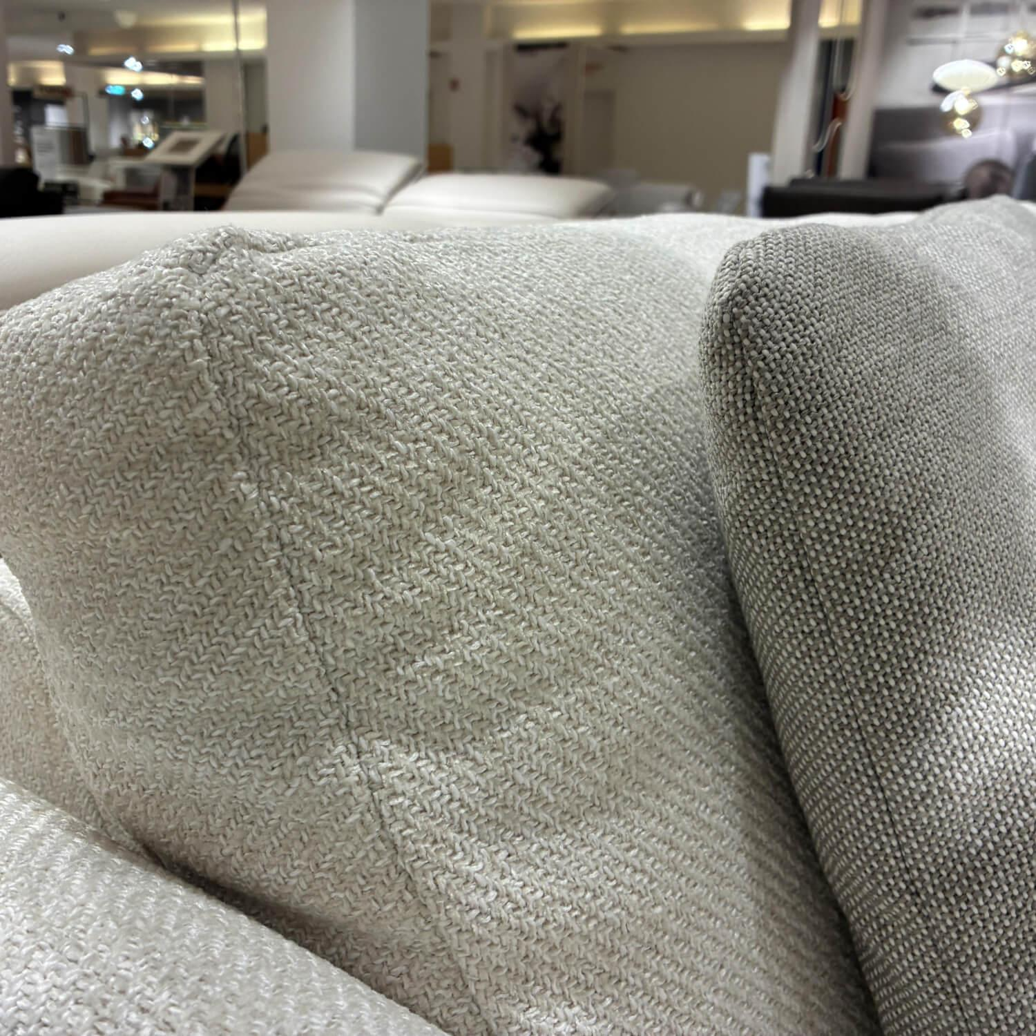 Erpo - Sofa CL 970 Stoff Zigzag 2051.00 Hellgrau Metallfuß Matt Schwarz Pulverbeschichtet - 3