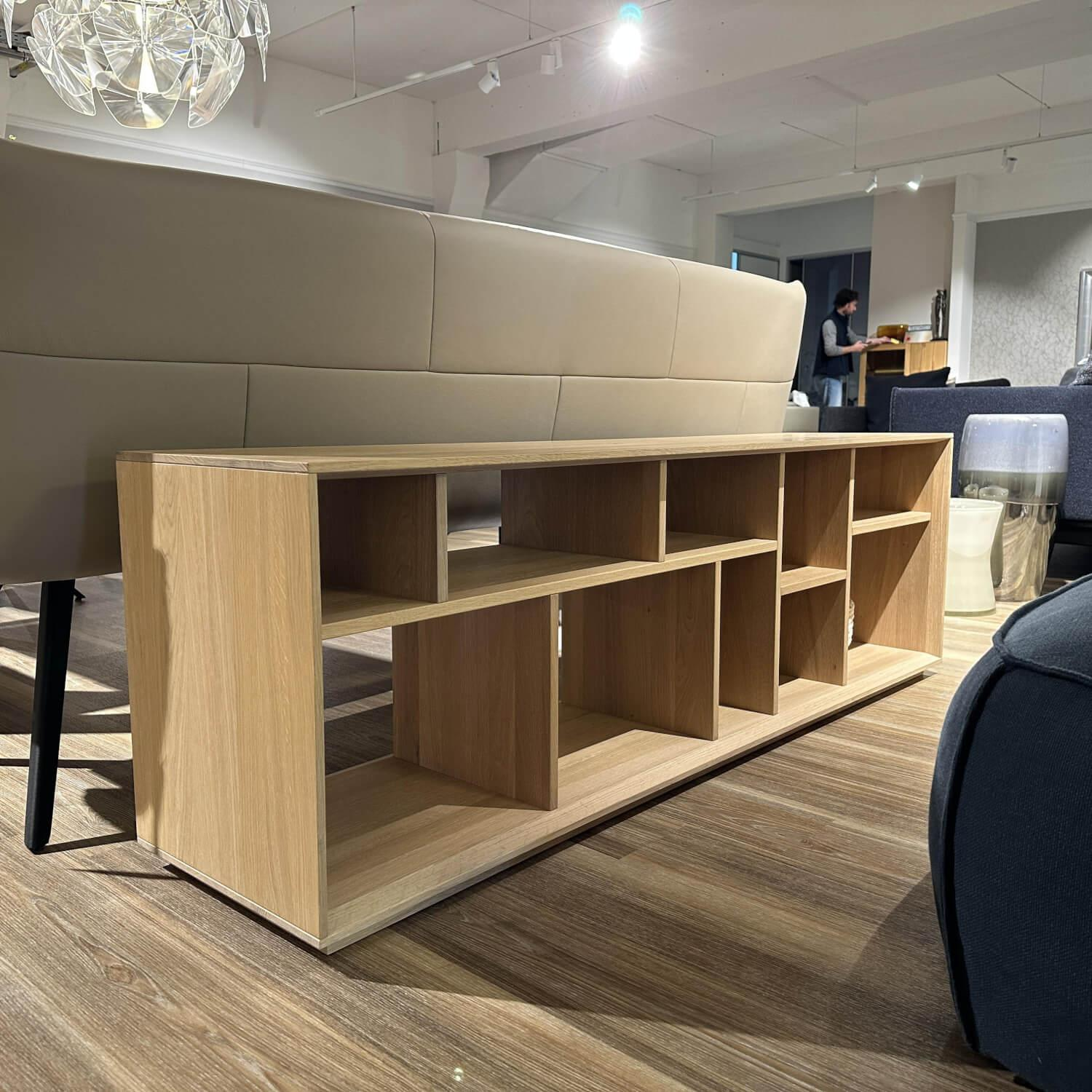 Team 7 - Raumteiler Regal Cubus 05 Eiche Weißöl Mit Beidseitiger Kippsicherung - 5