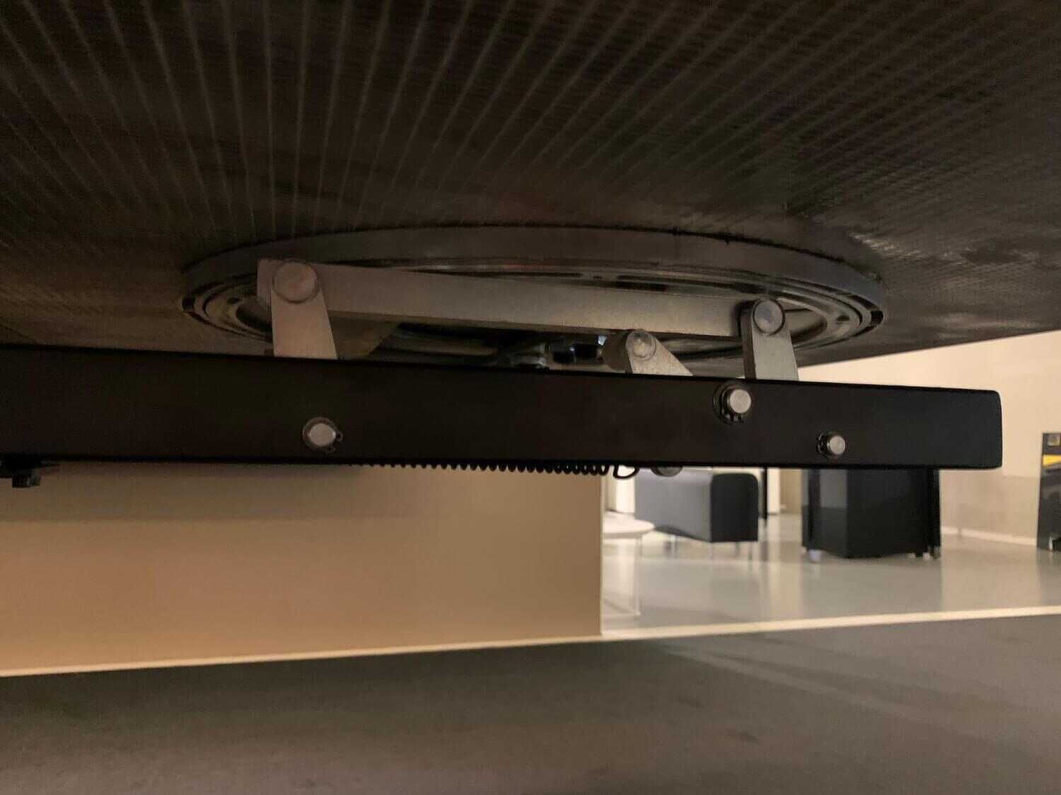 Draenert - Esstisch Atlas 1280-II Platte Marmor Sequoia Brown Anticato Wangen Alu Bronze Eloxiert - 5