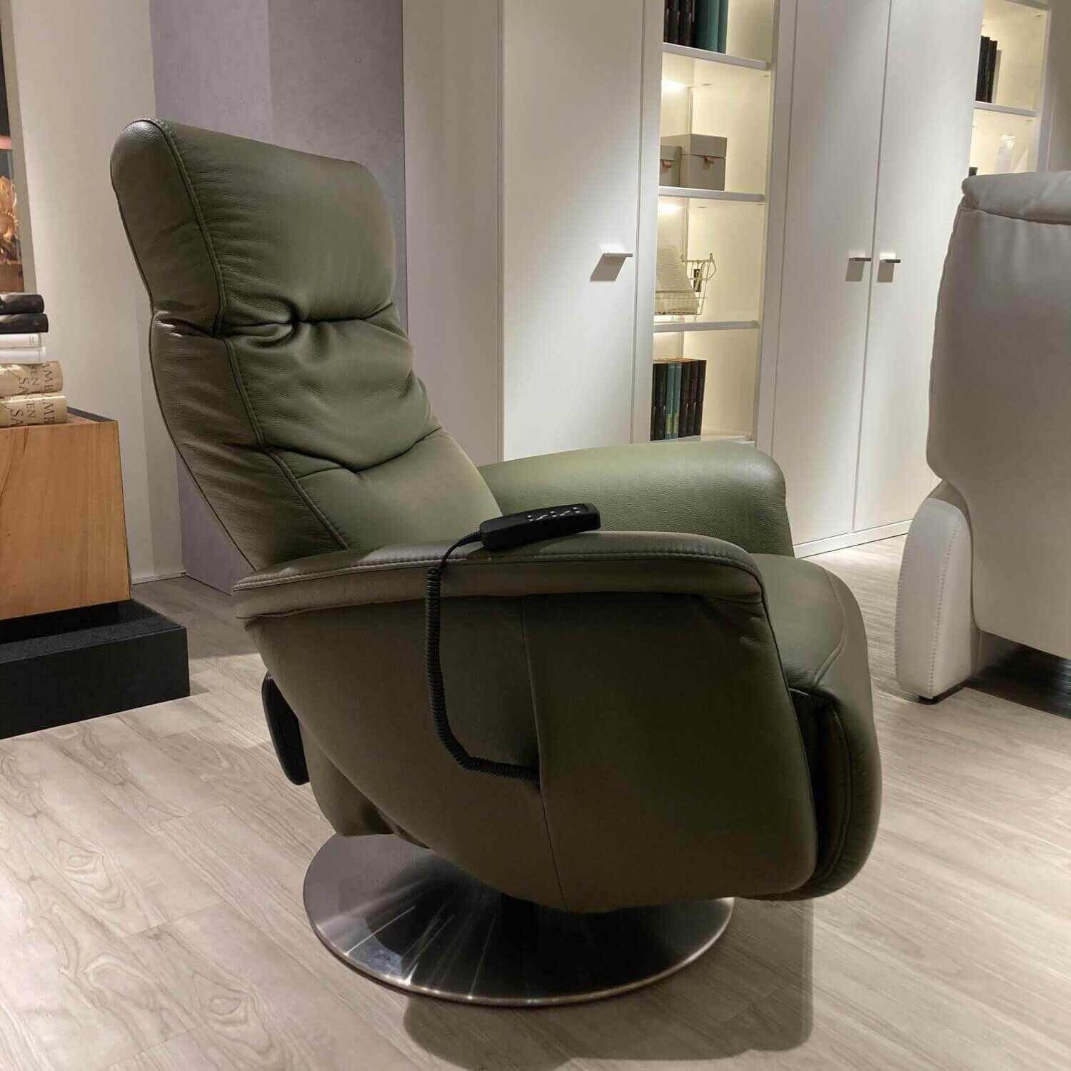 Mondo - Sessel Mondo Recreo Leder Longru Zypress mit Relaxfunktion - 9