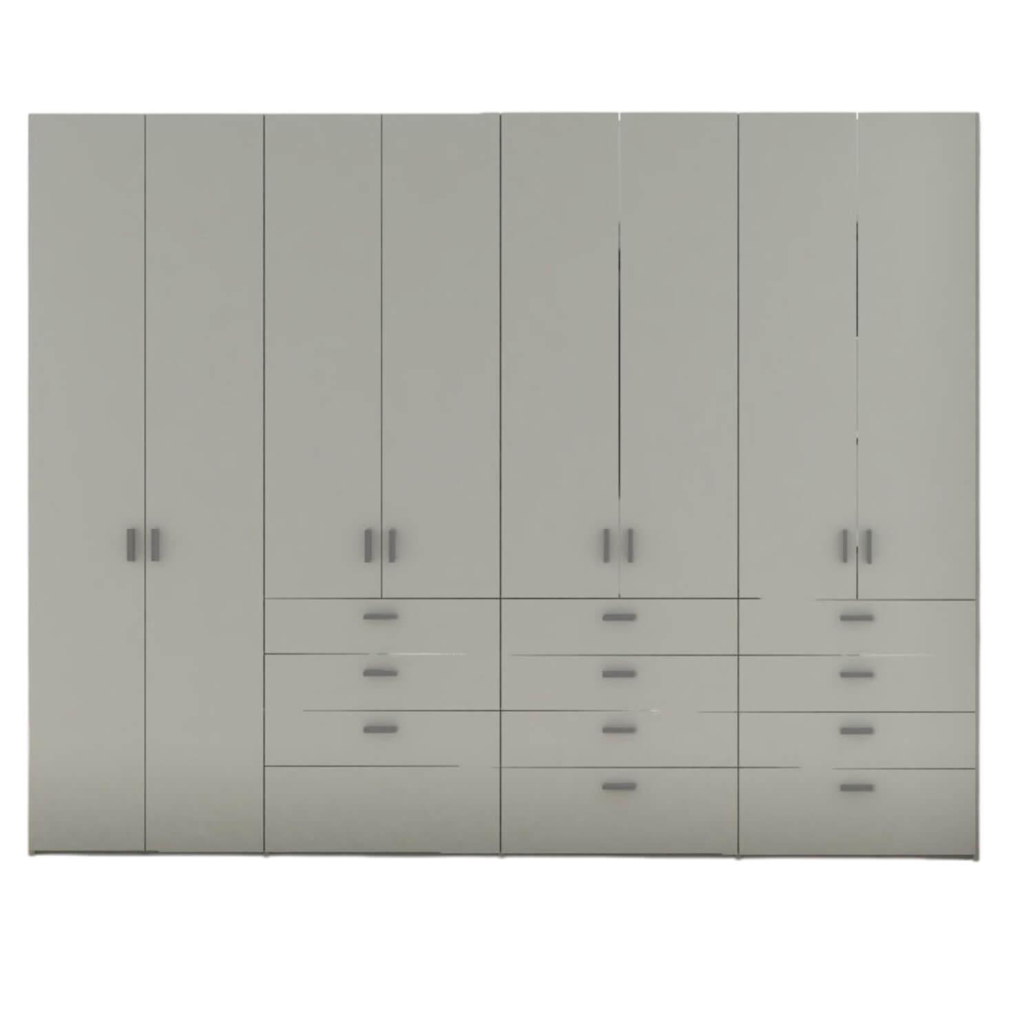 Würmseher - Kleiderschrank Lack Verkehrsweiß Mit Schubladen Massivholz Buche Gezinkt - 1