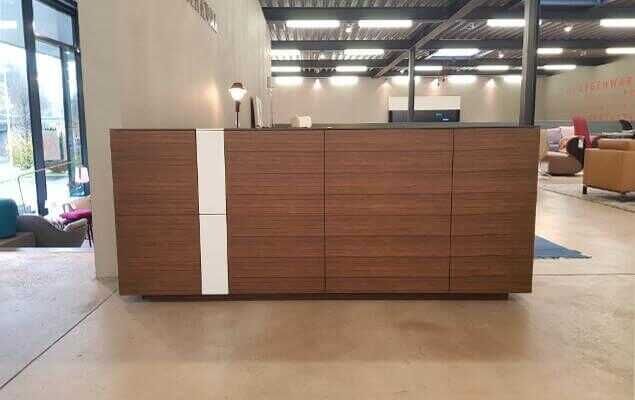 Walter Knoll - Sideboard CEOO Nussbaum Braun Weiß - 2