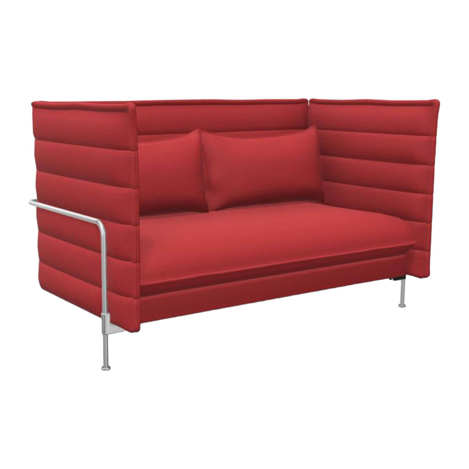 Vitra - Sofa Alcove 2-Sitzer Stoff Laser Rot - 1