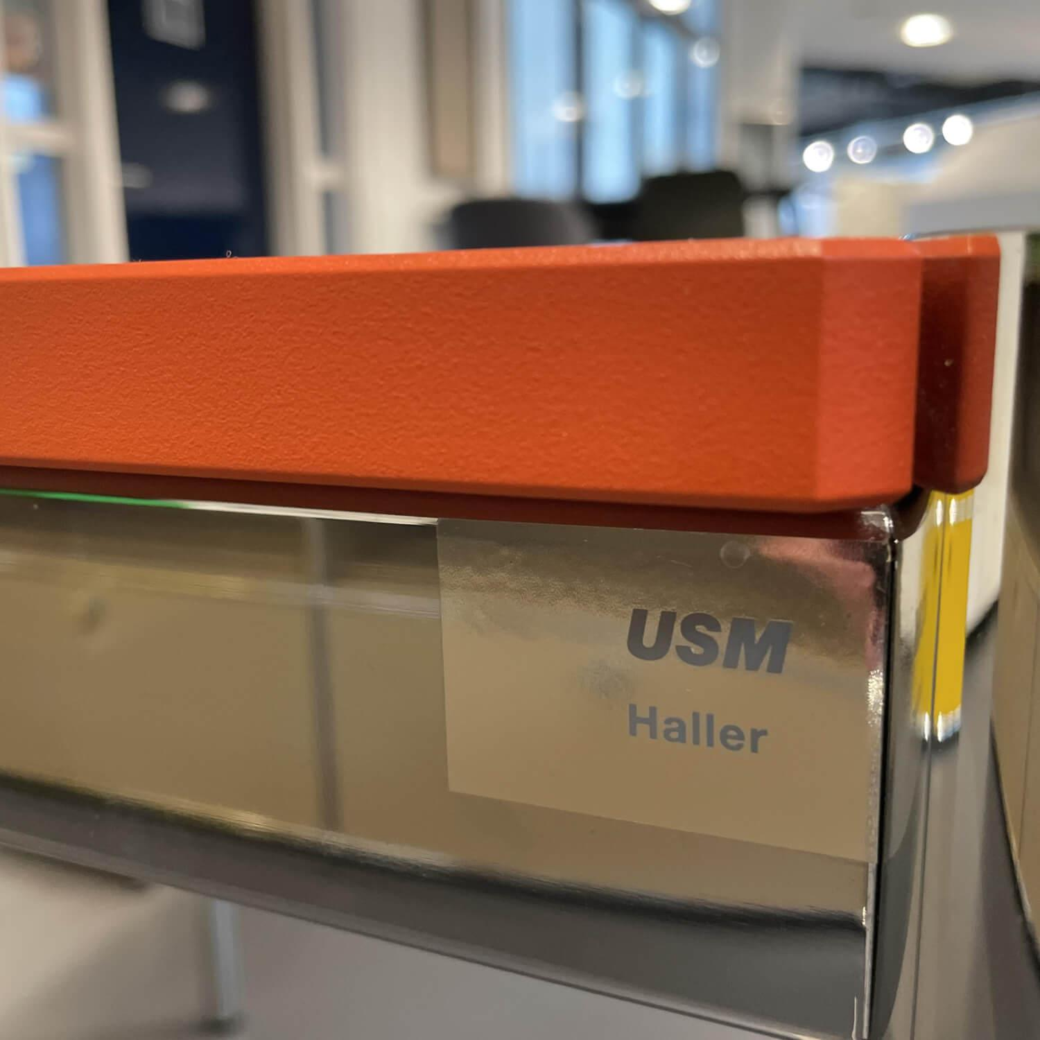 USM Haller - Tisch Platte MDF Pulverbeschichtet Reinorange - 2