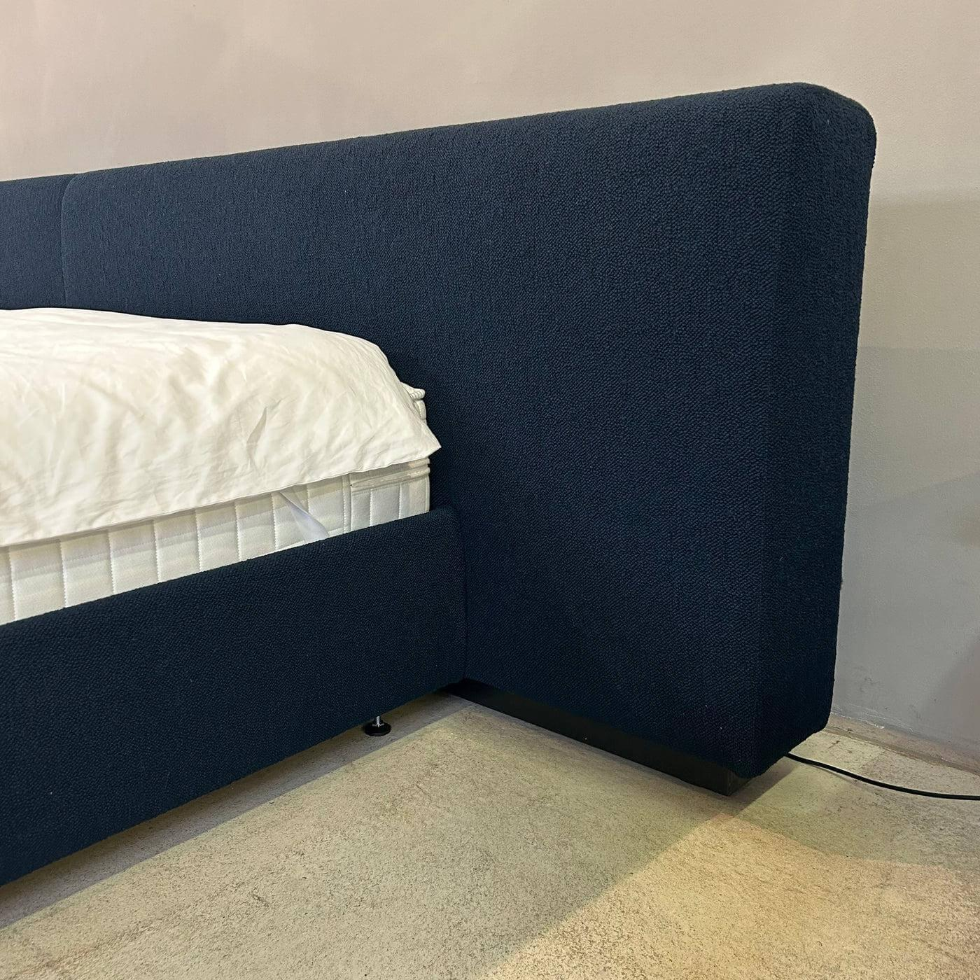 Walter Knoll - Polsterbett Yuuto 810 200 Stoff Hearth Undersea Schwarz Sockel Schwarz Mit Überstand ohne Matratze ohne Lattenrost - 2