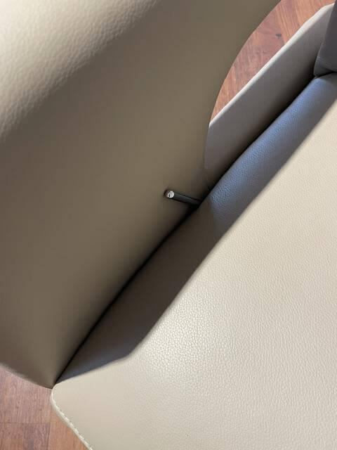 Activineo - Relaxsessel Baccara L30 WM Safari Beige Creme Gestell Metall Grau mit Verstellung - 6
