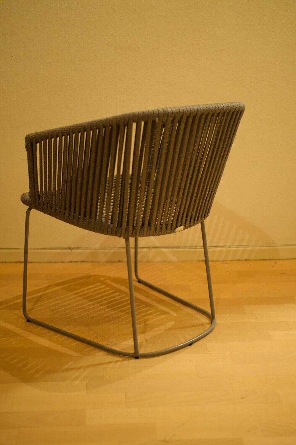 Cane Line - Stuhl Moments Gewebe Grau Gestell Aluminium Pulverbeschichtet - 5