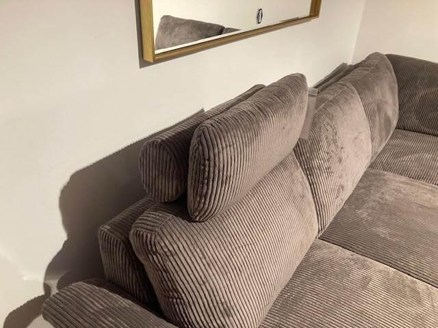 Natura - Ecksofa Rockport A Stoff Cord 83 Cacao Braun Füße Massivholz Geölt Inklusive Motorischem Sitzauszug - 8