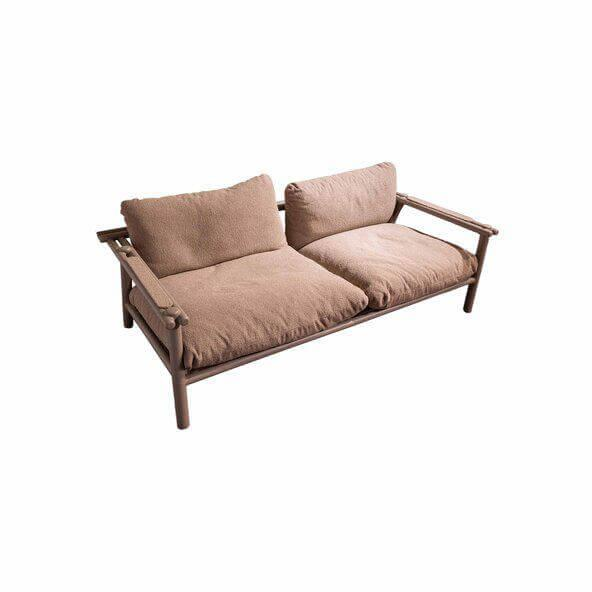 Cane Line - Sofa Sticks Outdoor Stoff Free Taupe Grau Braun Gestell Aluminium Struktur Taupe Grau Braun - 1