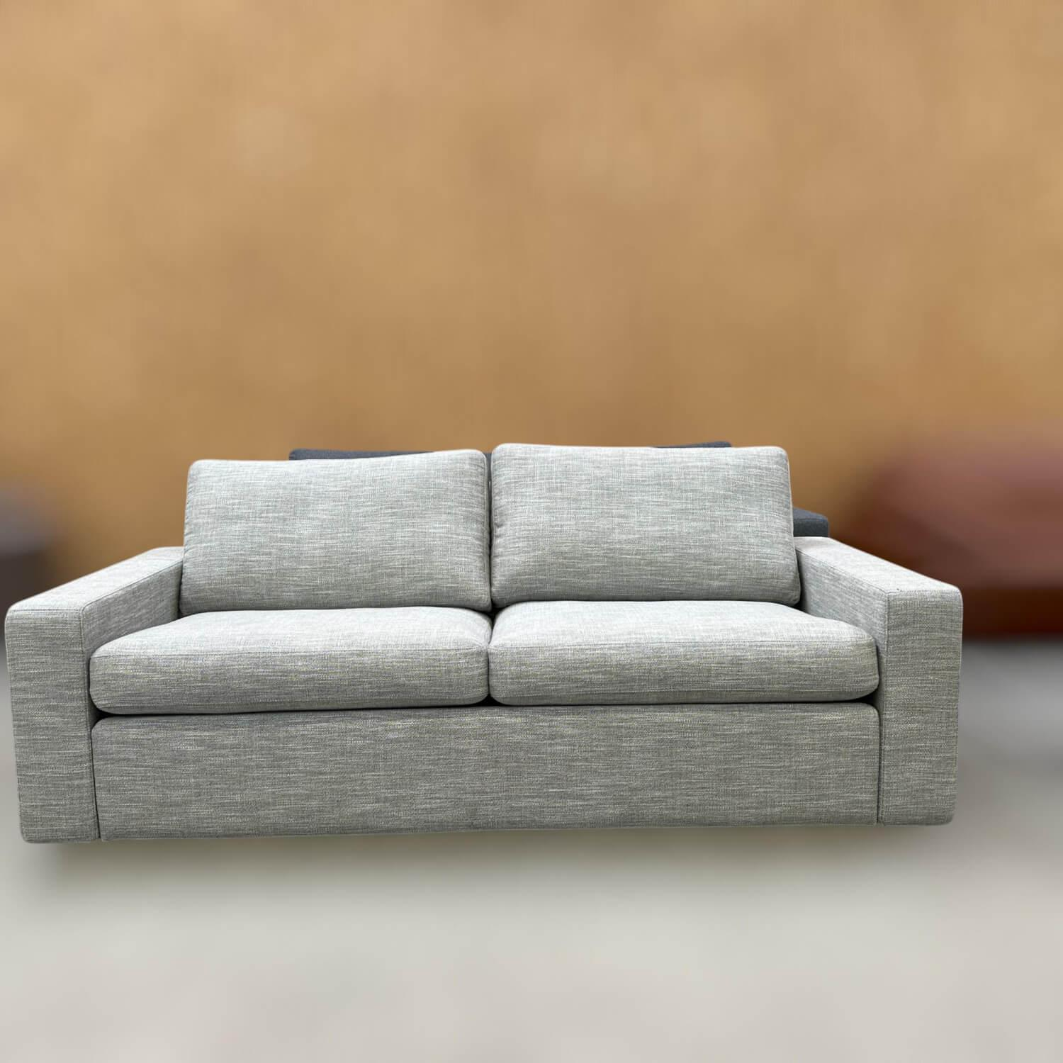 COR - Sofa Conseta Bodennah Stoff 9208 Rauchgrau Mit Kunststoffgleitern - 5