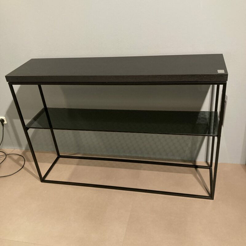 JOOP! - Flurregal Platte Raucheiche Furniert Anthrazit Gebürstet Gestell Quadratrohr Schwarz - 6