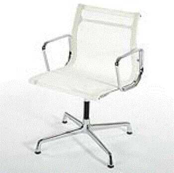 Aluminium Chair EA 104 Neue Version Netz Weiß