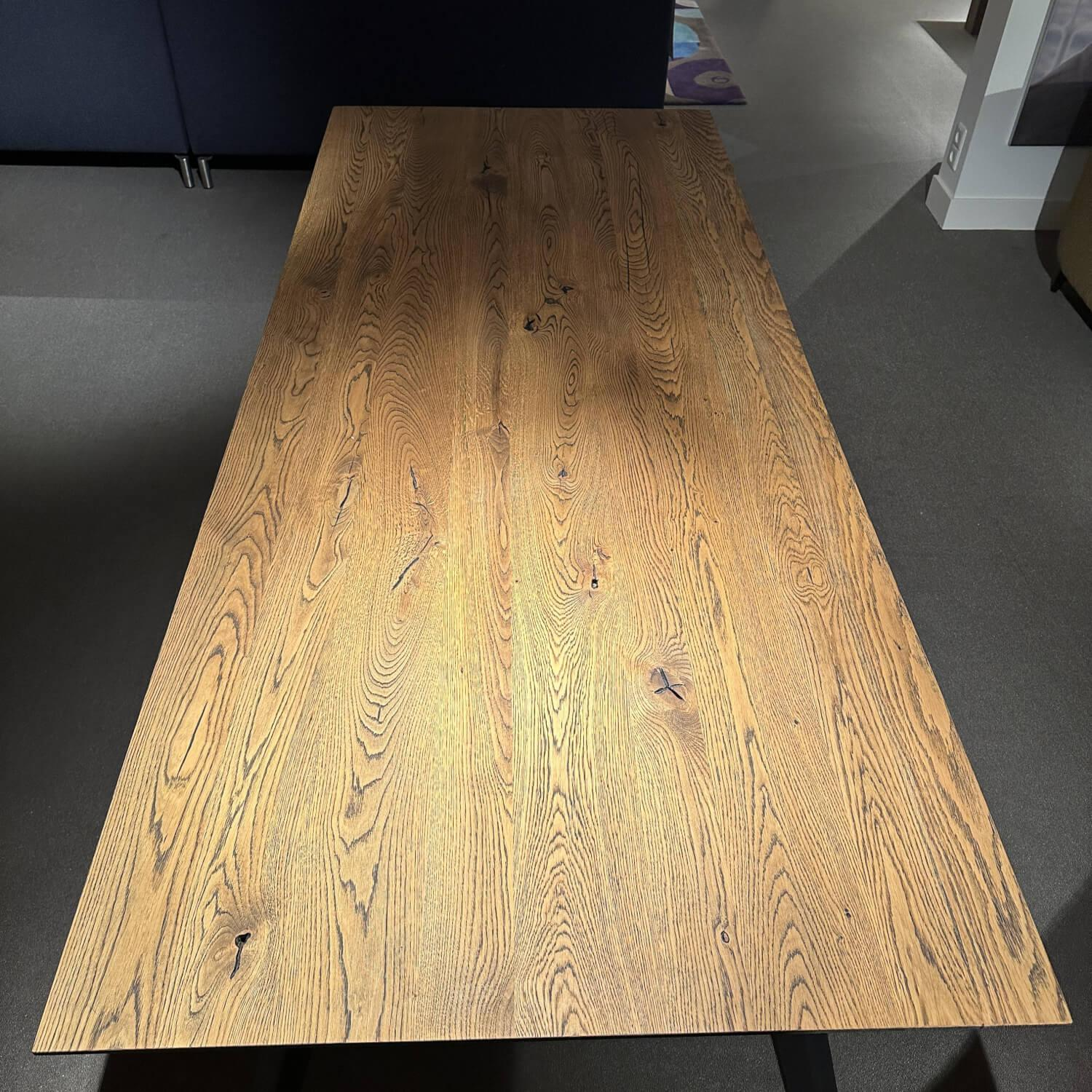 Nouvion - Esstisch Nouvio Platte Eiche 631 Füße Holz Schwarz - 10