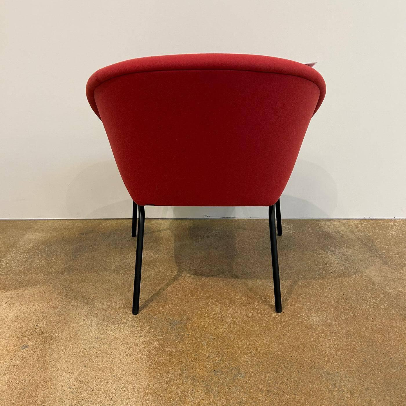 Walter Knoll - Sessel 369 10 Stoff Connor 3002 Rot Gestell Schwarz Matt Inklusive Kunststoffgleiter - 5