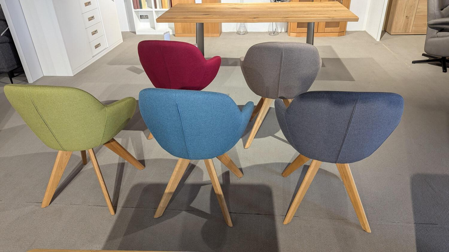 Niehoff - 5er-Set Stuhl Coppa Stoff Messina Bunt - 2