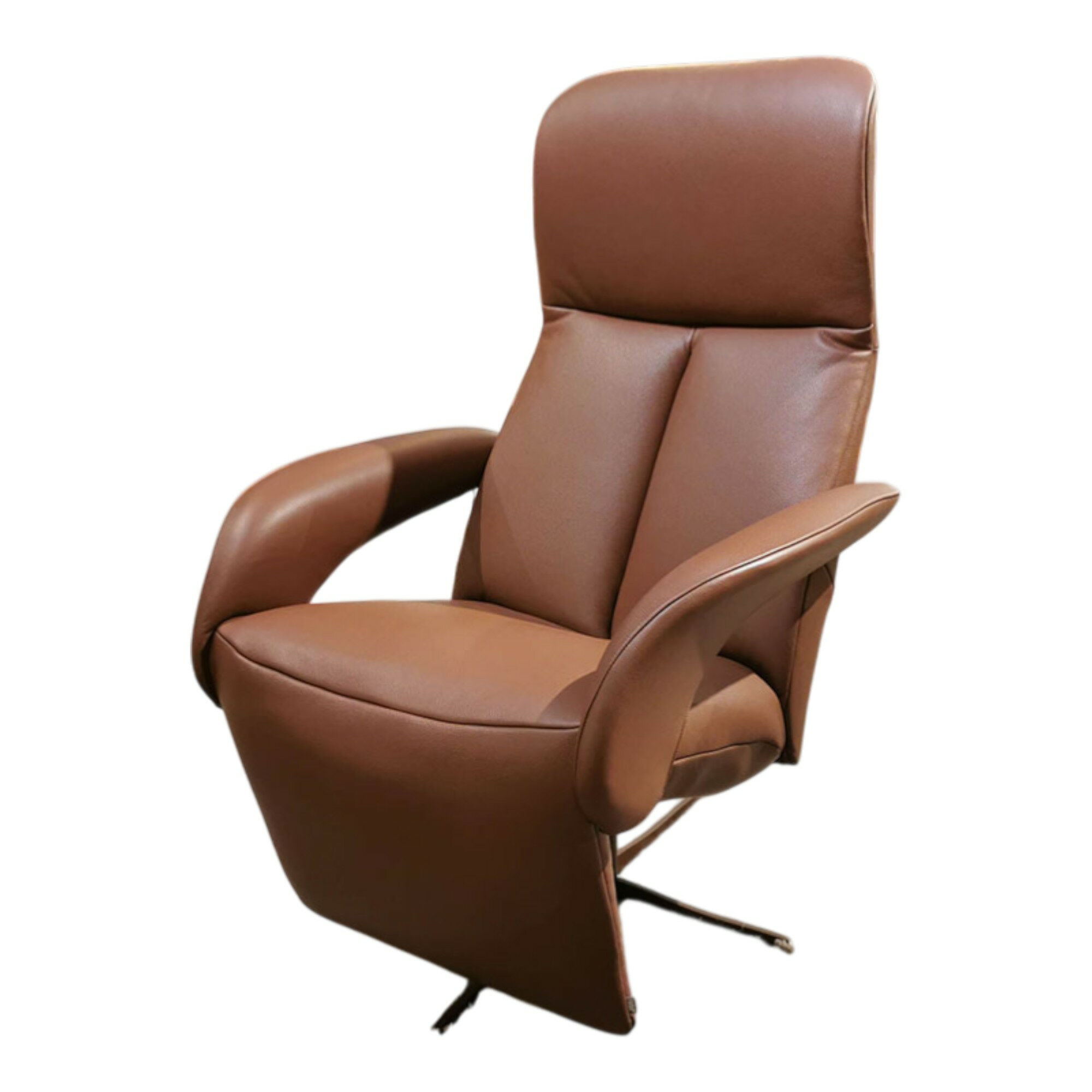 Jori - Relaxsessel Symphony Mono-Move Medi Leder Celia Oro Burgundy Dunkelrot - 1