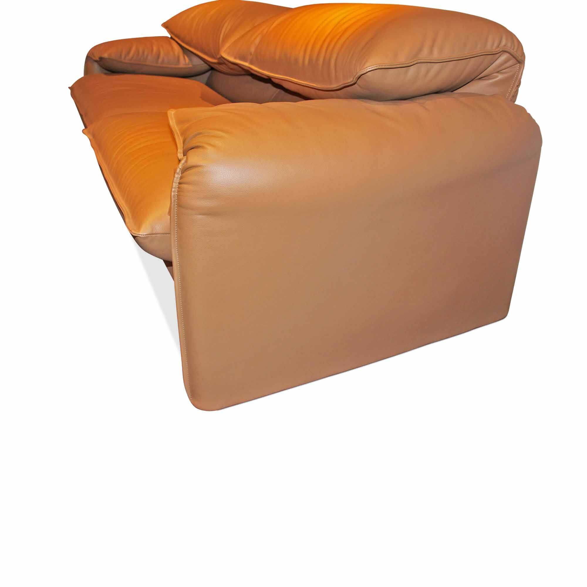 Cassina - Sofa Maralunga Leder Braun - 4