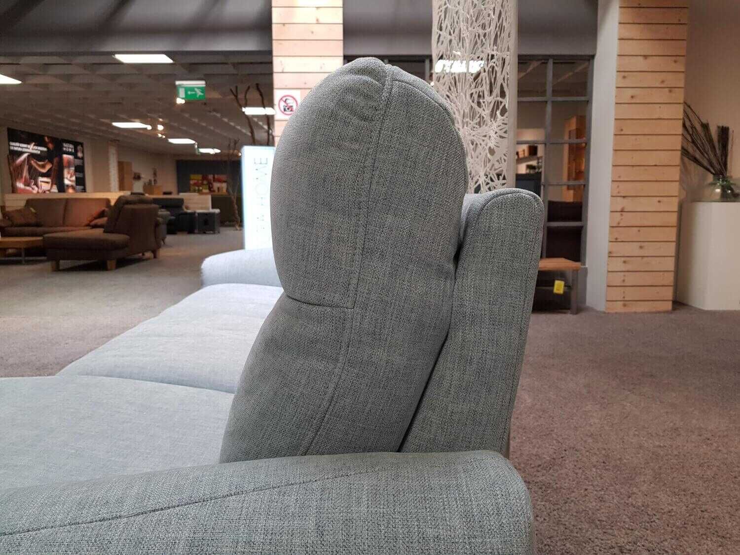 Natura - Ecksofa Manchester Stoff Glory Sky D Blau mit Relaxfunktion - 4