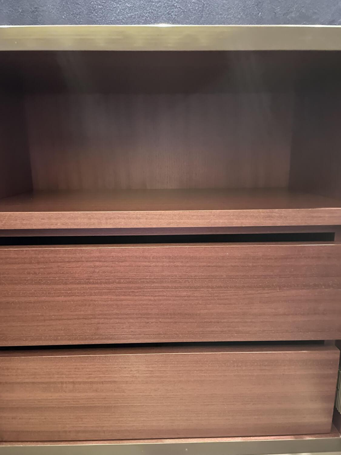 Promemoria - Sideboard Amarcord Holz Semilucido Greige Grau Lackiert - 11